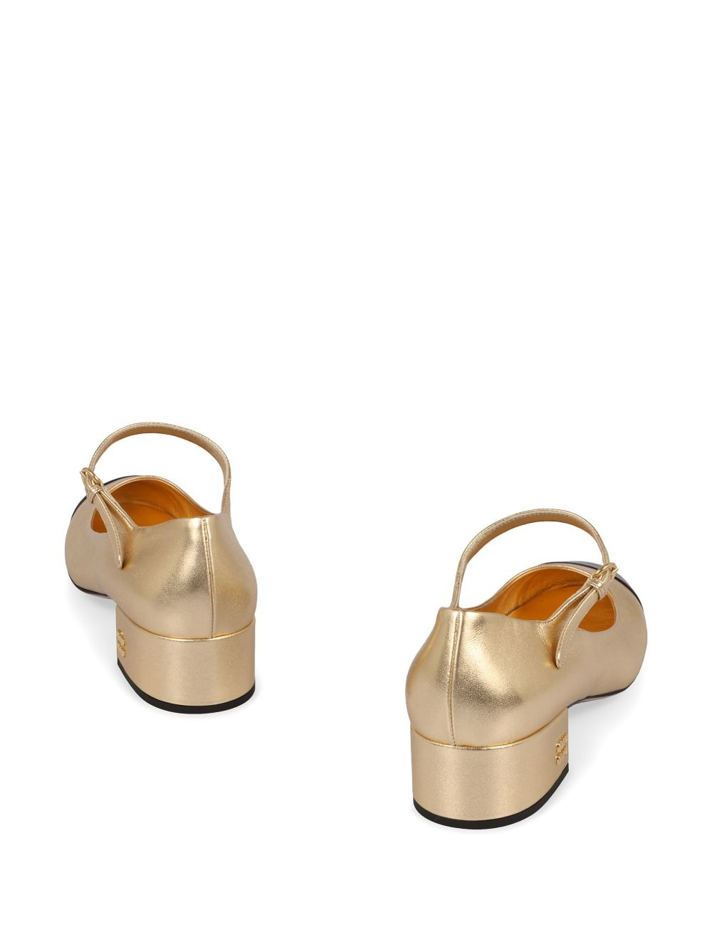 35mm logo-lettering pumps - 3