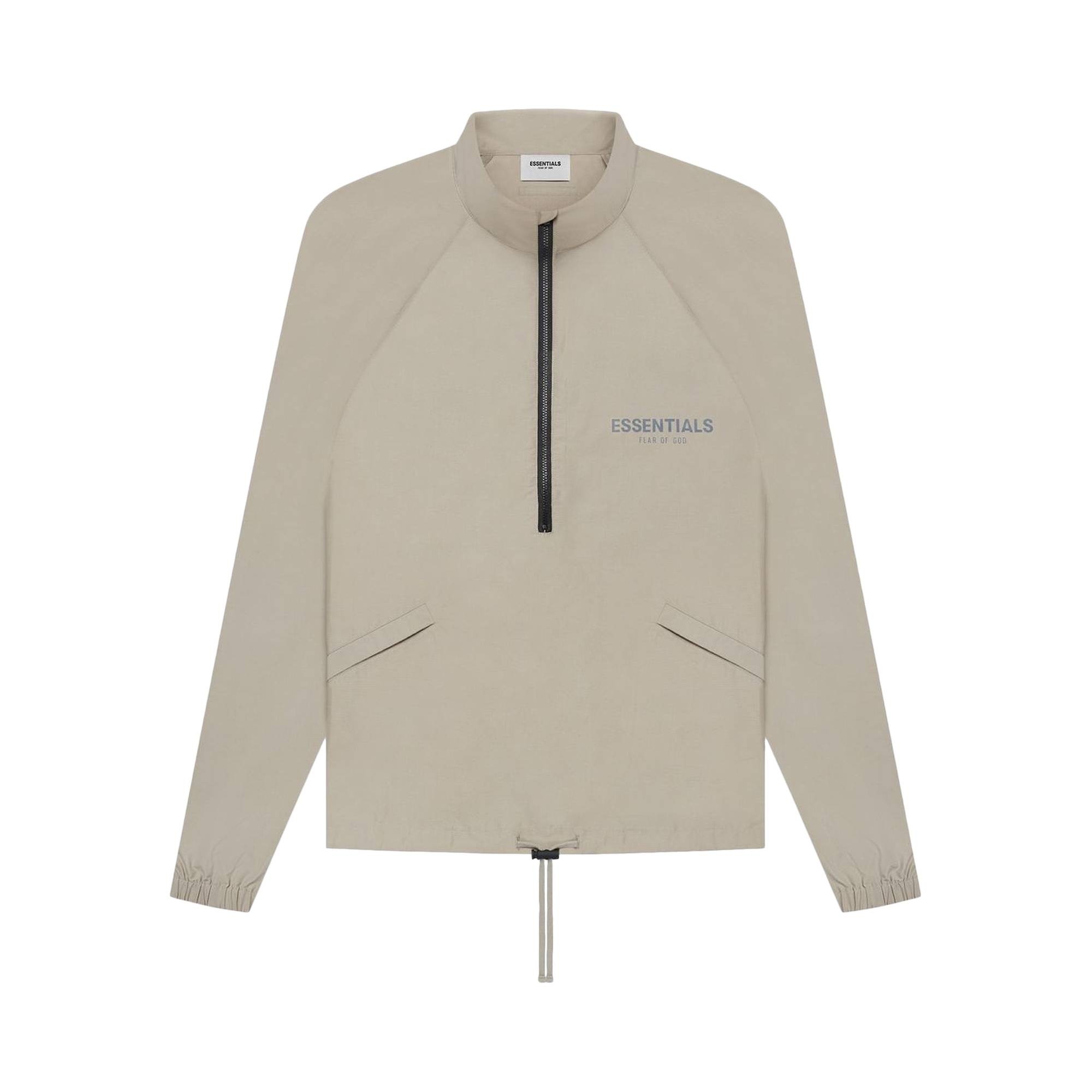 Fear of God Essentials Half-Zip Jacket 'Moss' - 1