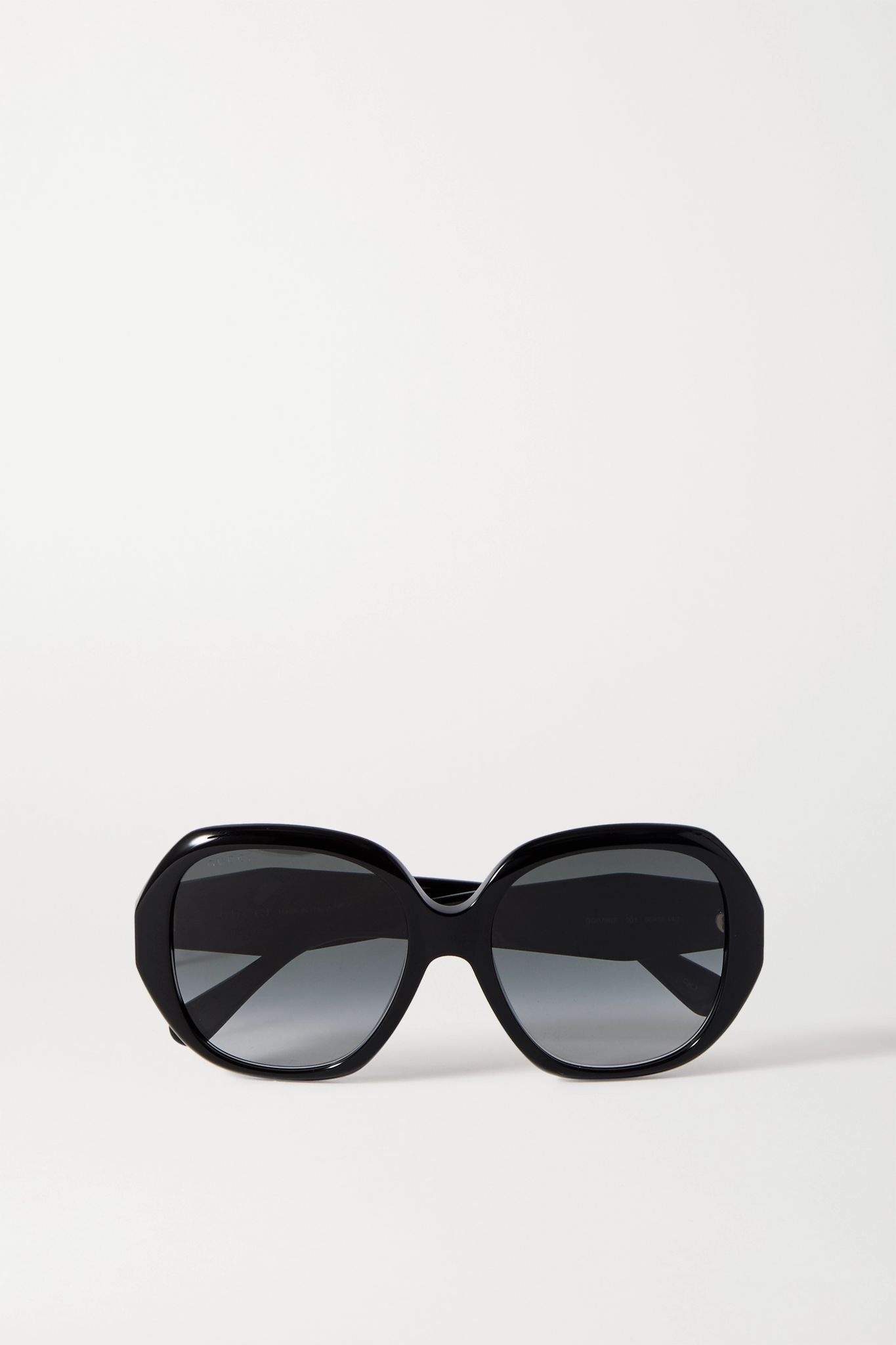 Oversized square-frame acetate sunglasses - 1