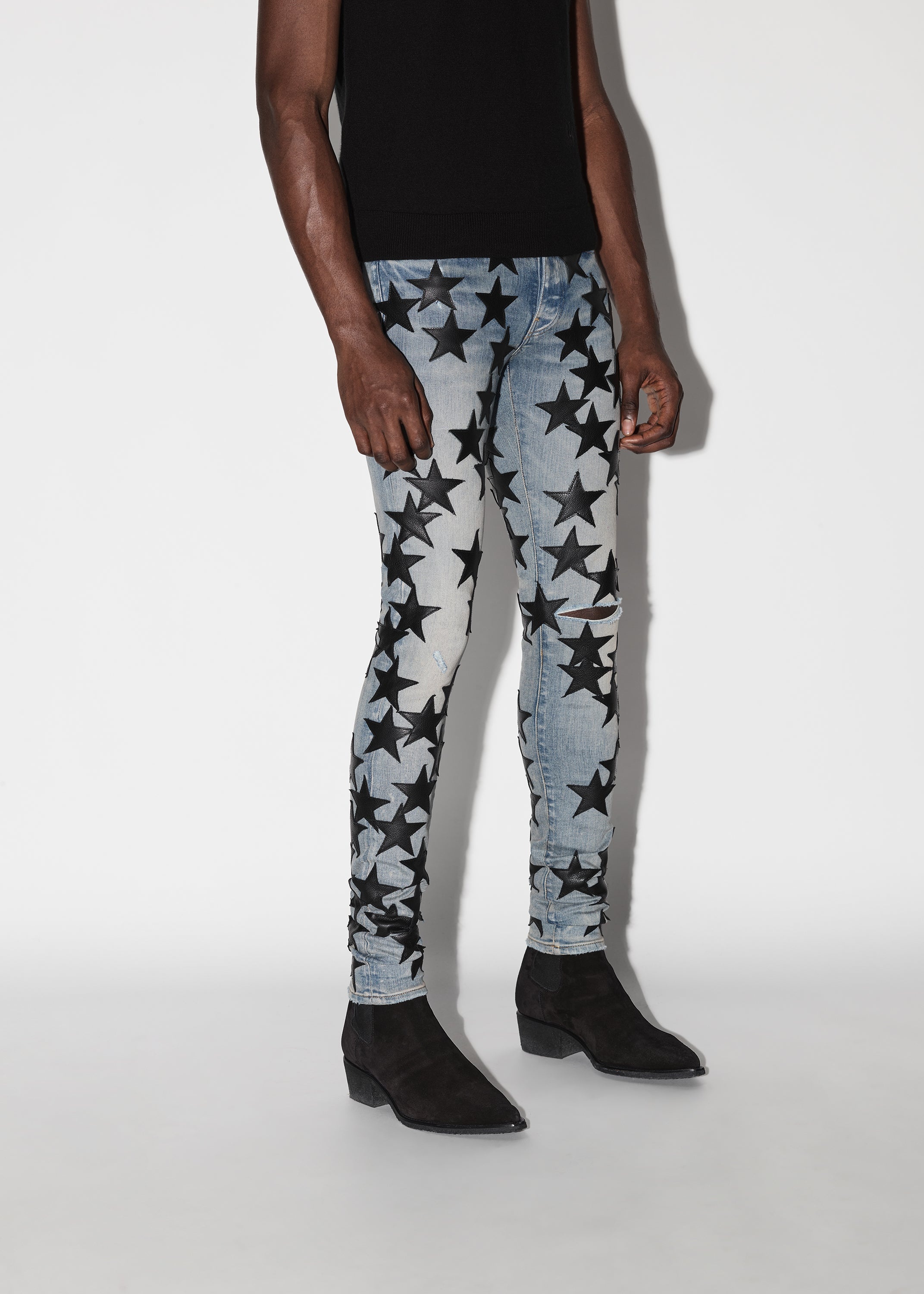 CHEMIST LEATHER STARS JEAN