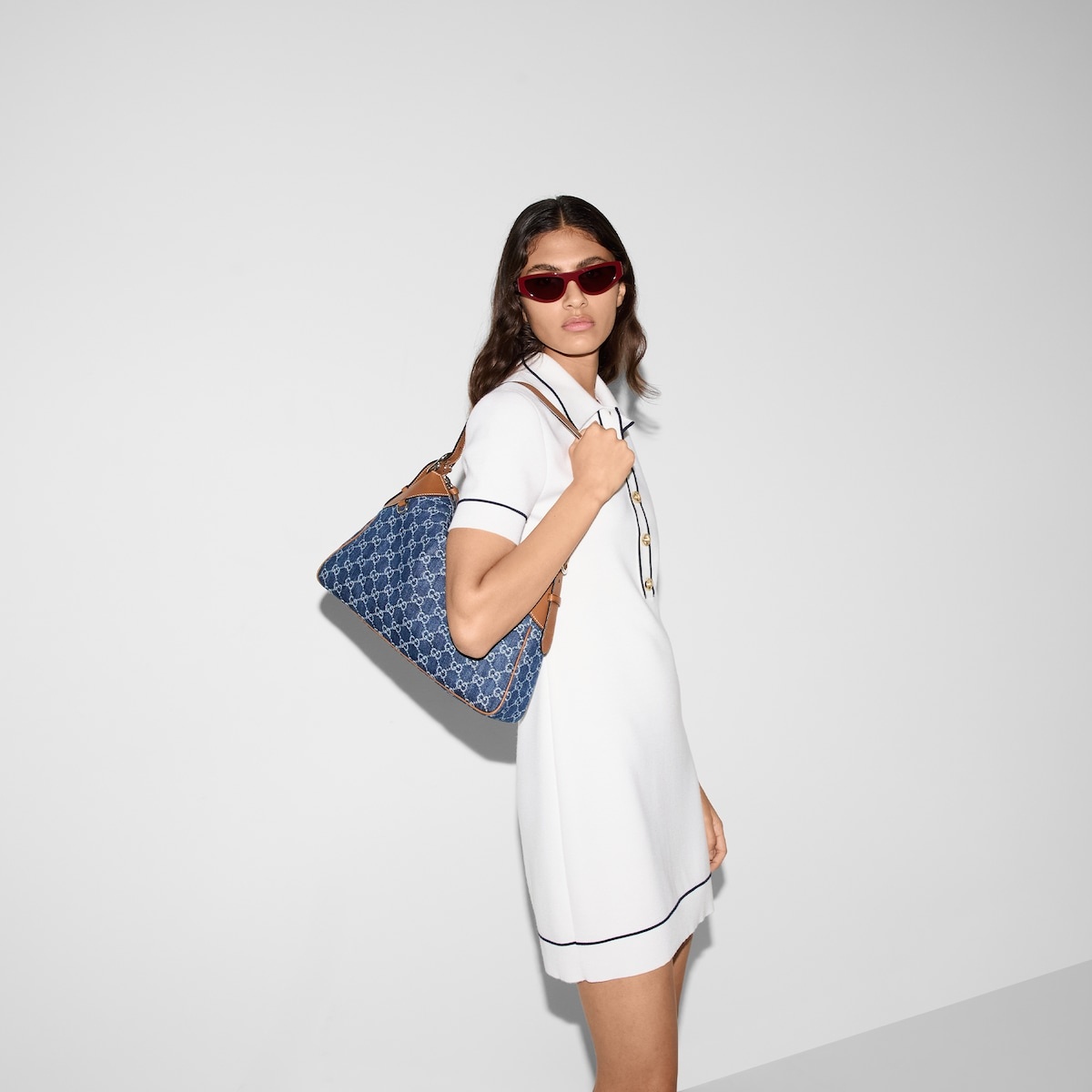 Fine wool polo dress - 6