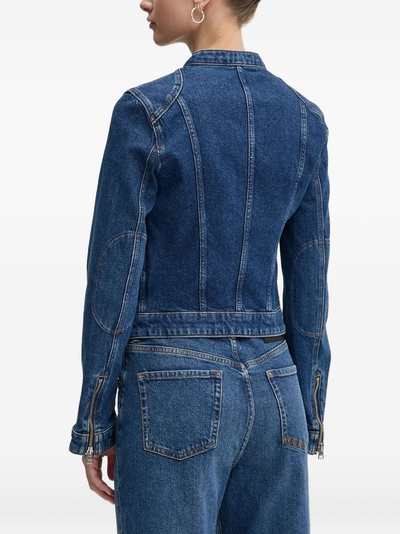 HUGO panelled denim jacket outlook