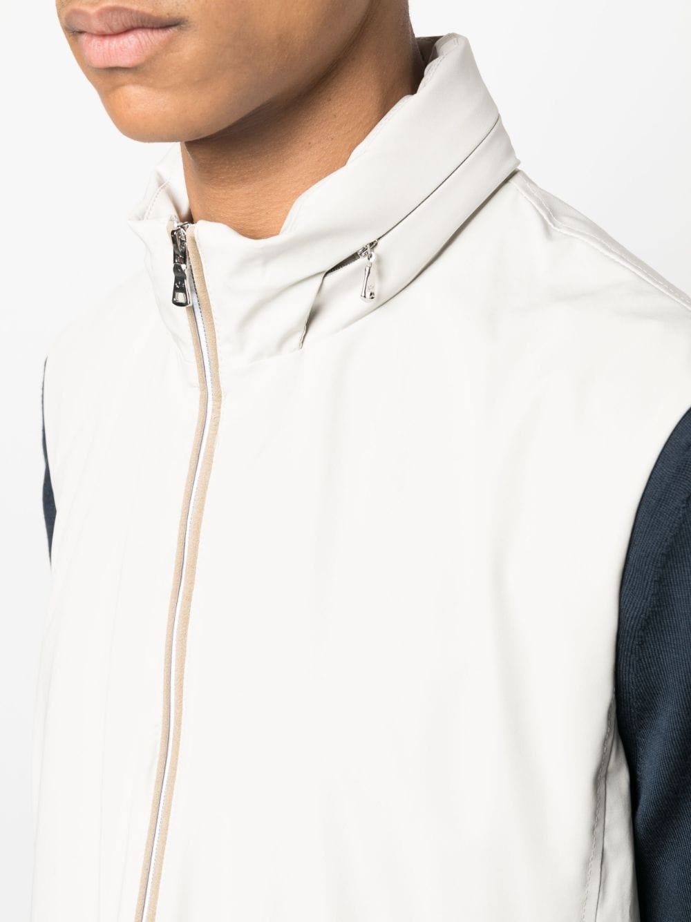 Save The Sea zip-up waistcoat - 5