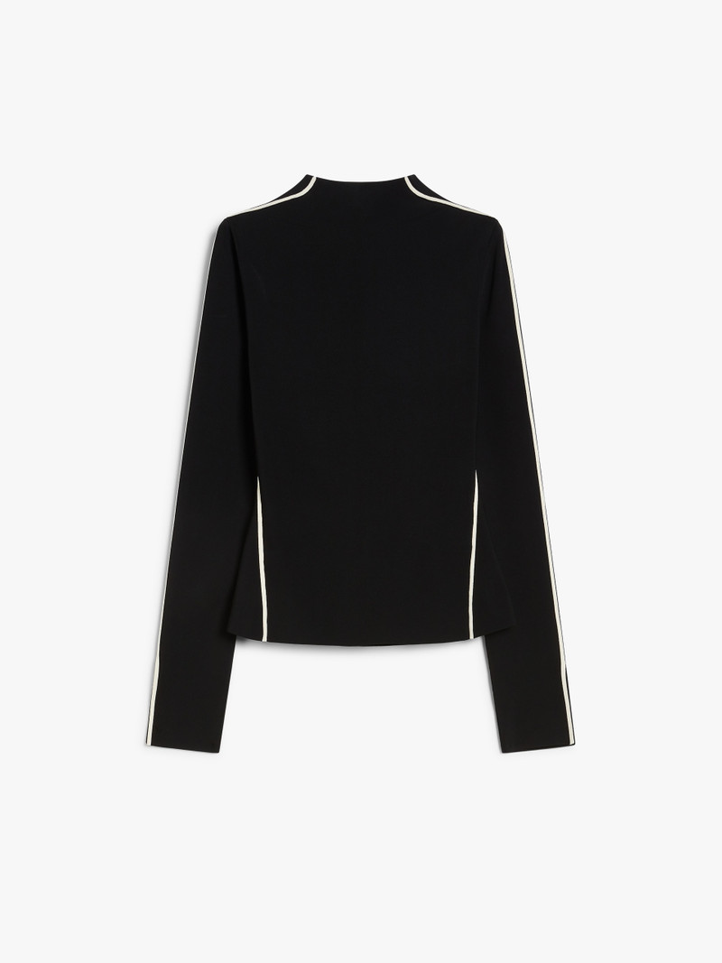 ADDA Fitted jumper with contrasting trims 1