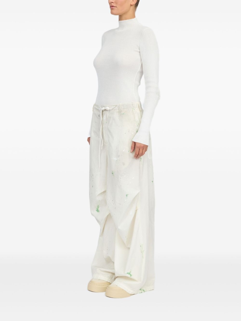 paint-splatter trousers - 4