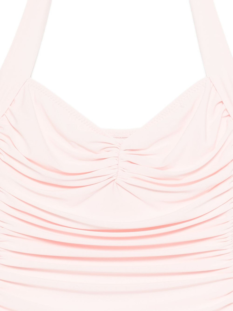 Bill Mio halterneck ruched swimsuit 3