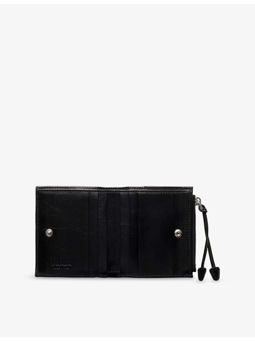 Brand-Plaque Small Leather Wallet - 4