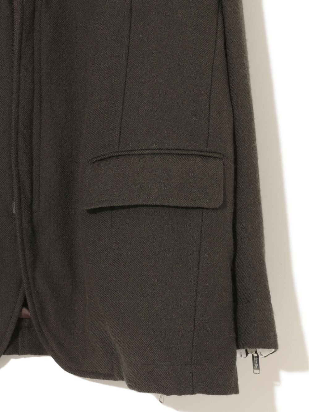 zip-detail blazer - 6