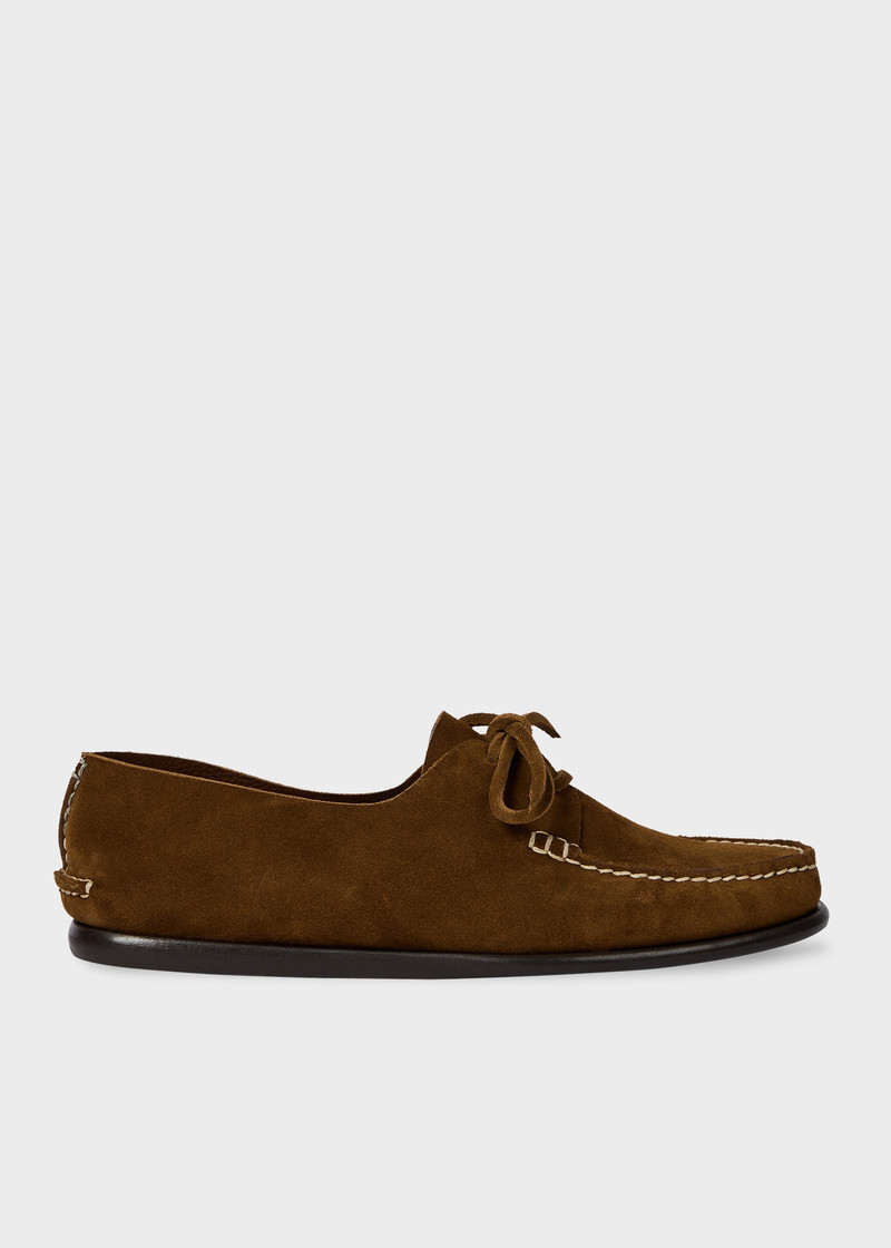 Dark Brown Suede 'Truro' Shoes 1