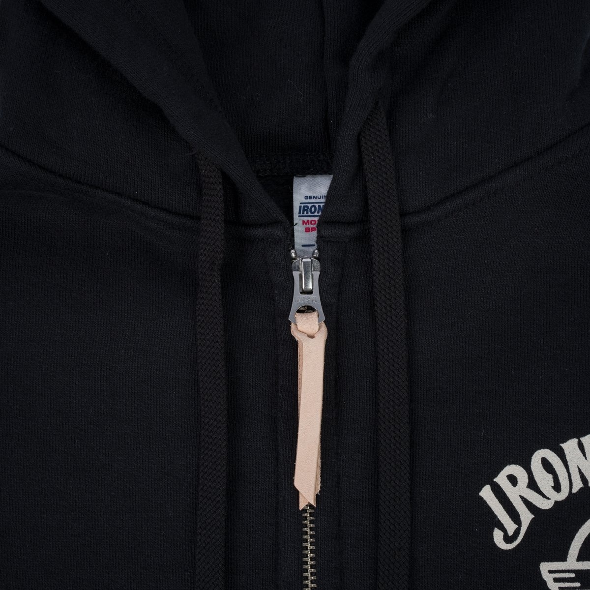 IHSW-72-BLK 14oz Ultra Heavyweight Loopwheel Printed Hooded Sweat – Black - 10
