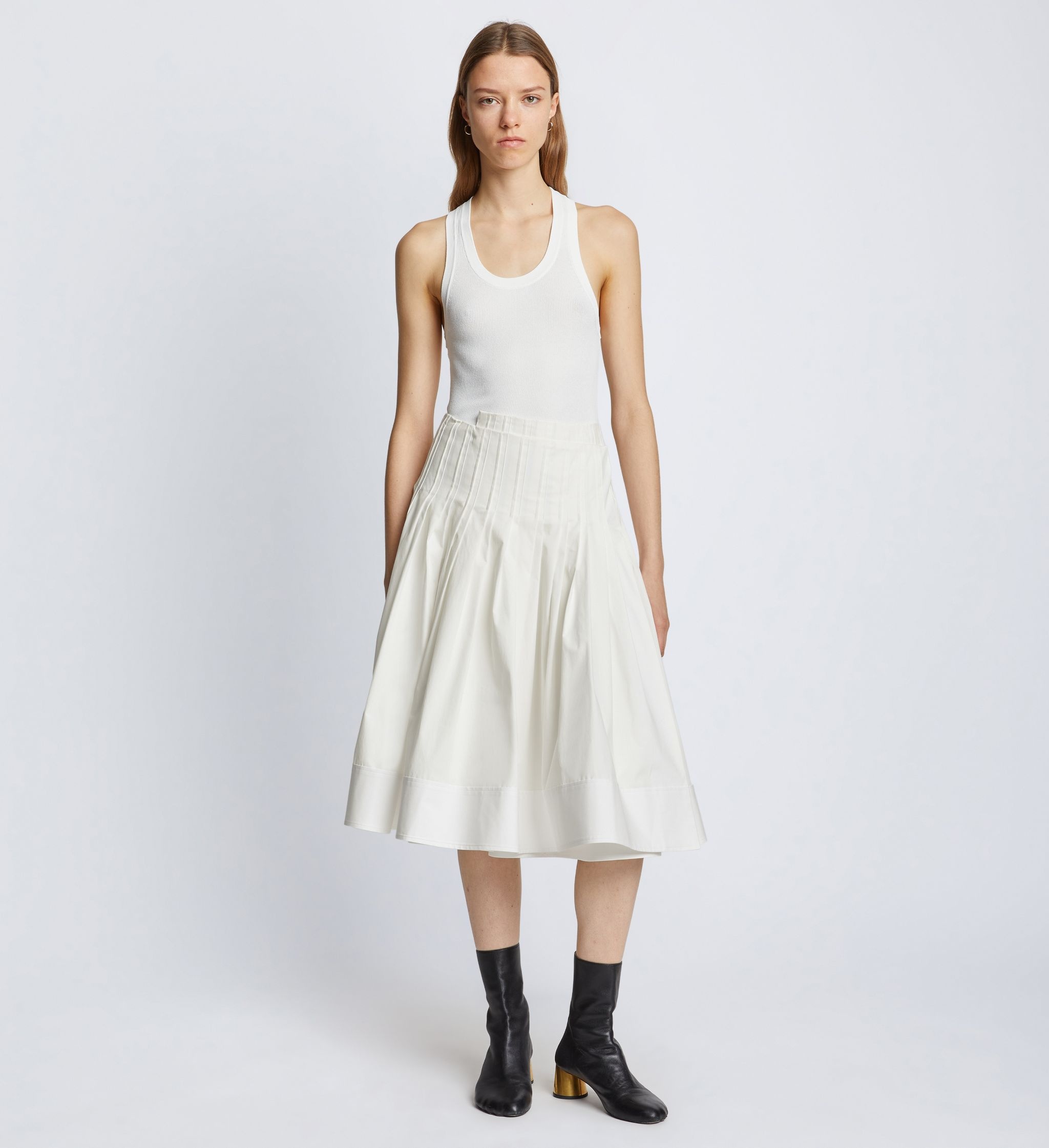 Eco Poplin Wrap Skirt - 2