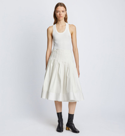 Proenza Schouler Eco Poplin Wrap Skirt outlook