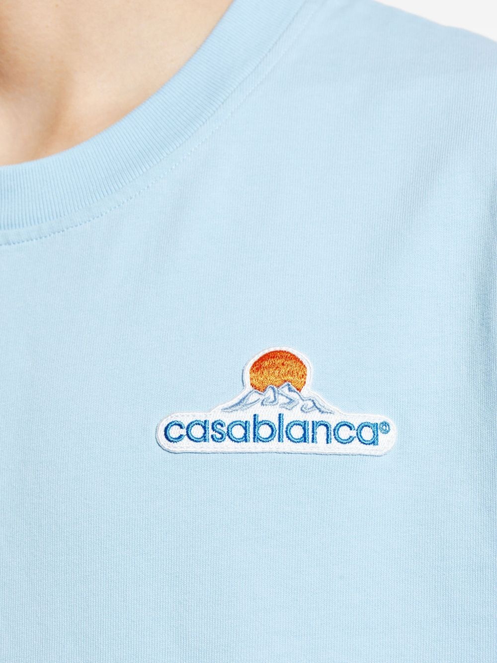 logo-embroidered t-shirt - 5