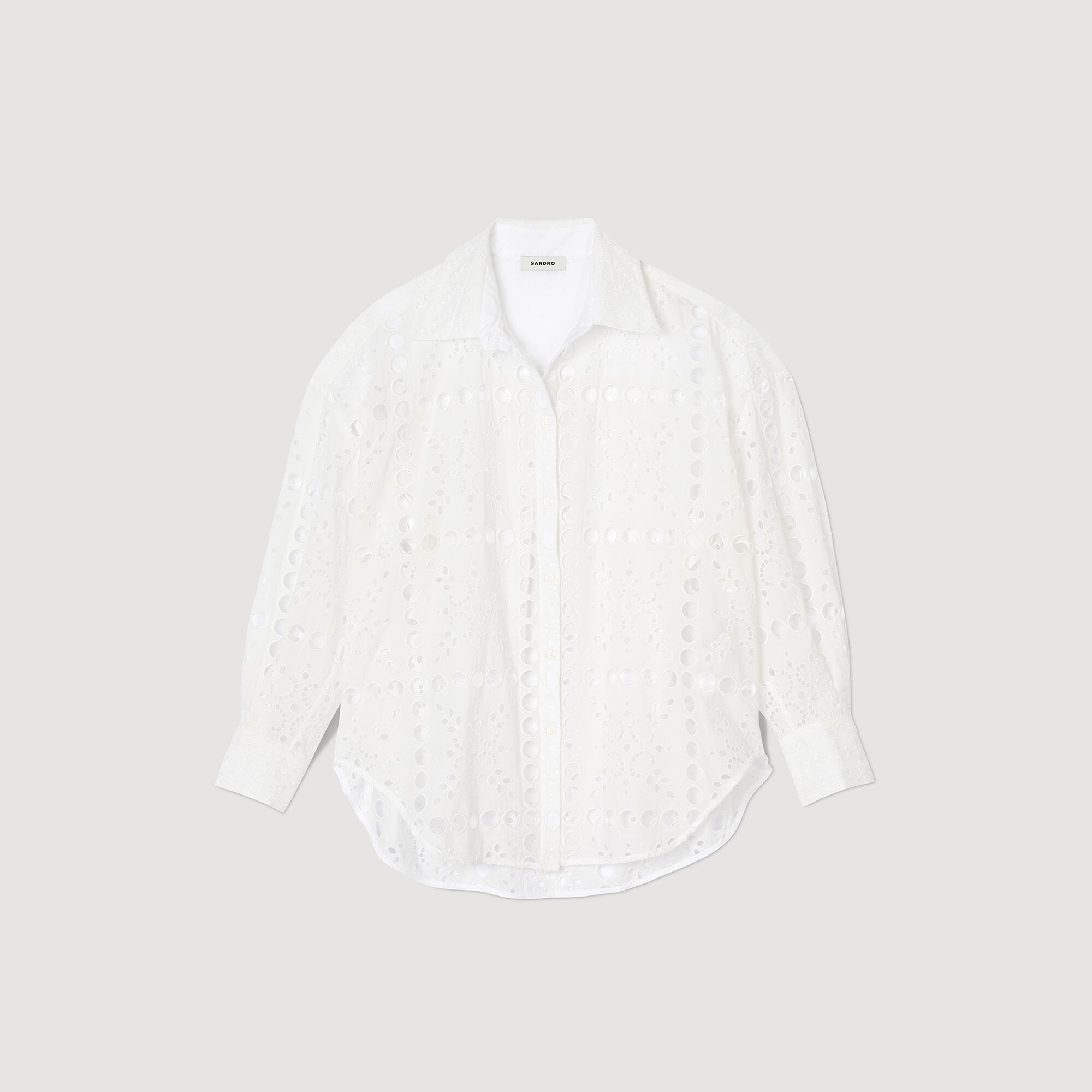 BRODERIE ANGLAISE SHIRT - 1