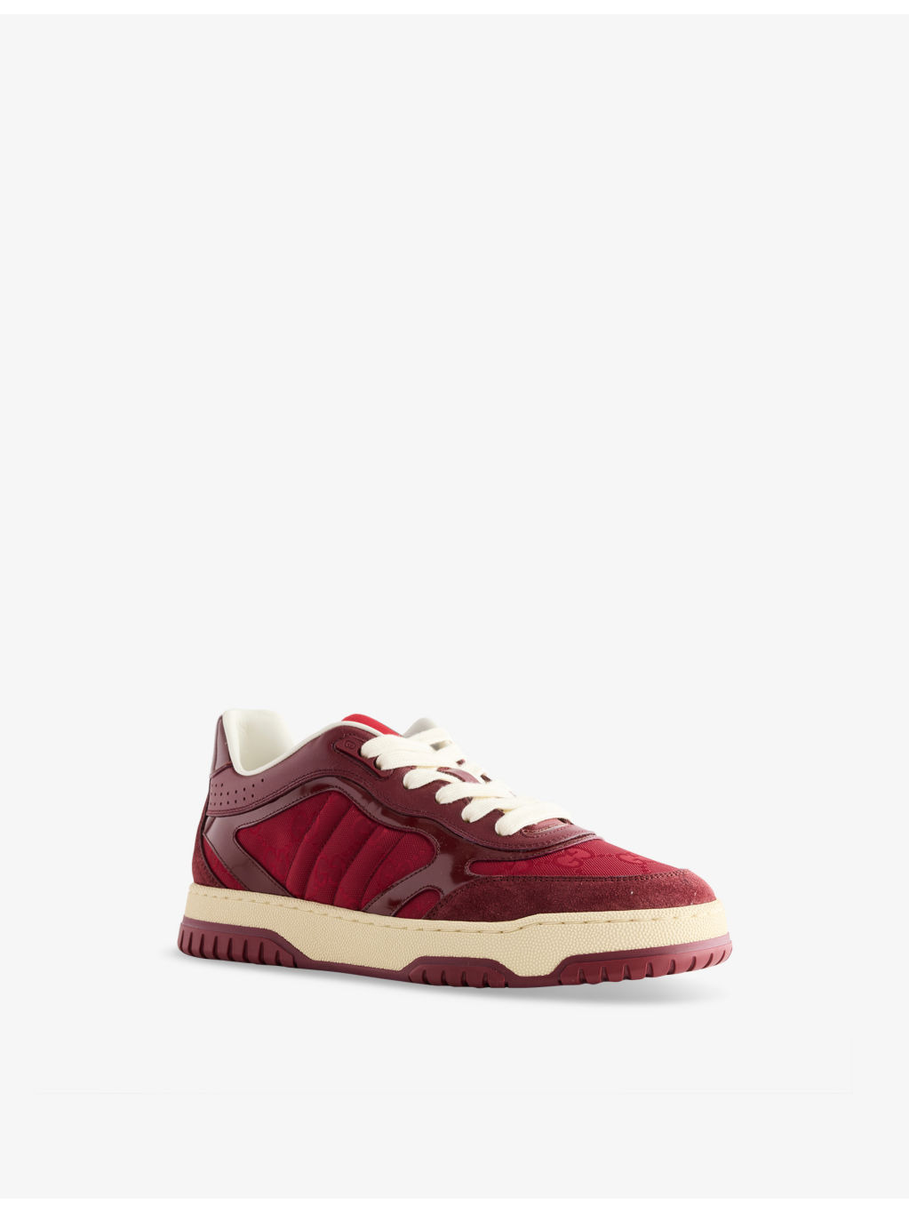 Re-Web Leather and Canvas Low-Top Trainers - 3