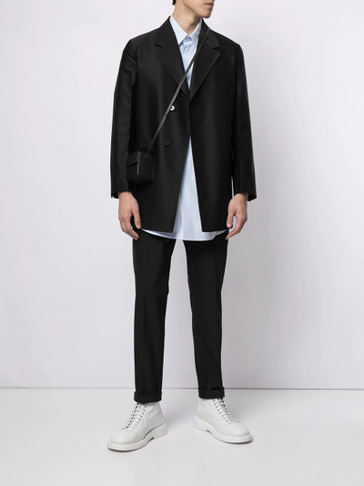 Jil Sander single-breasted wrap blazer jacket outlook