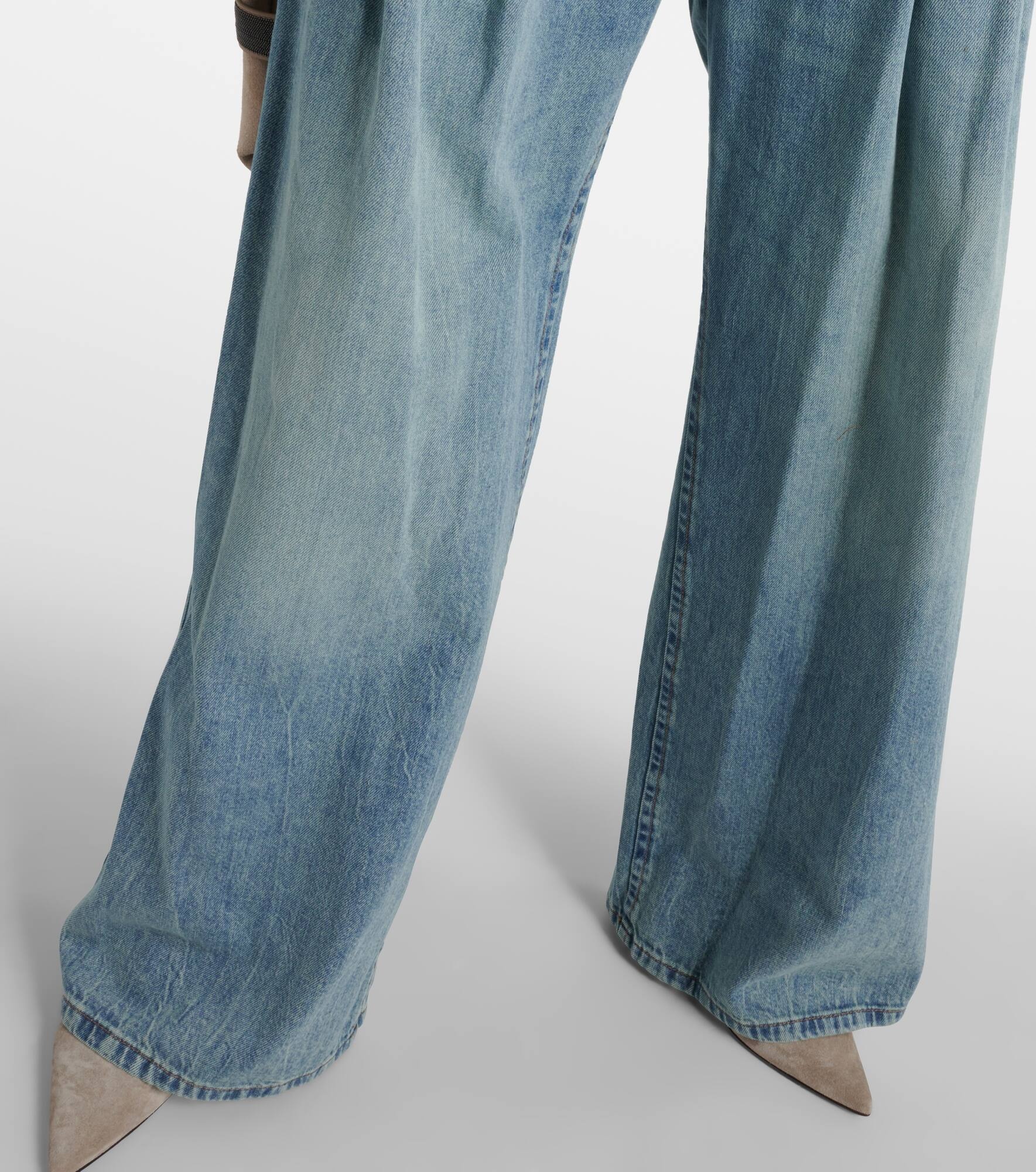 High-rise wide-leg jeans - 5