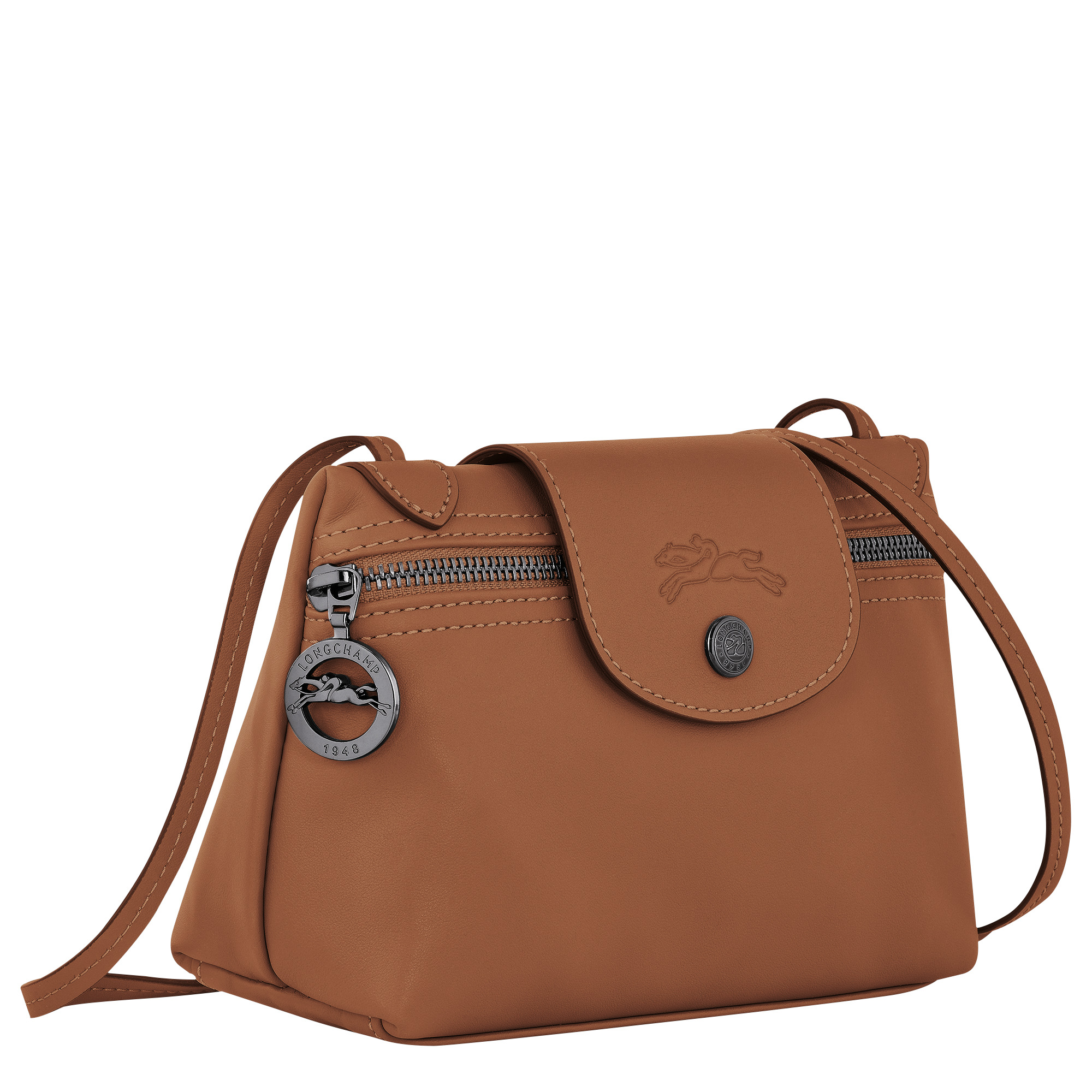 Le Pliage Xtra XS Crossbody bag Cognac - Leather - 3