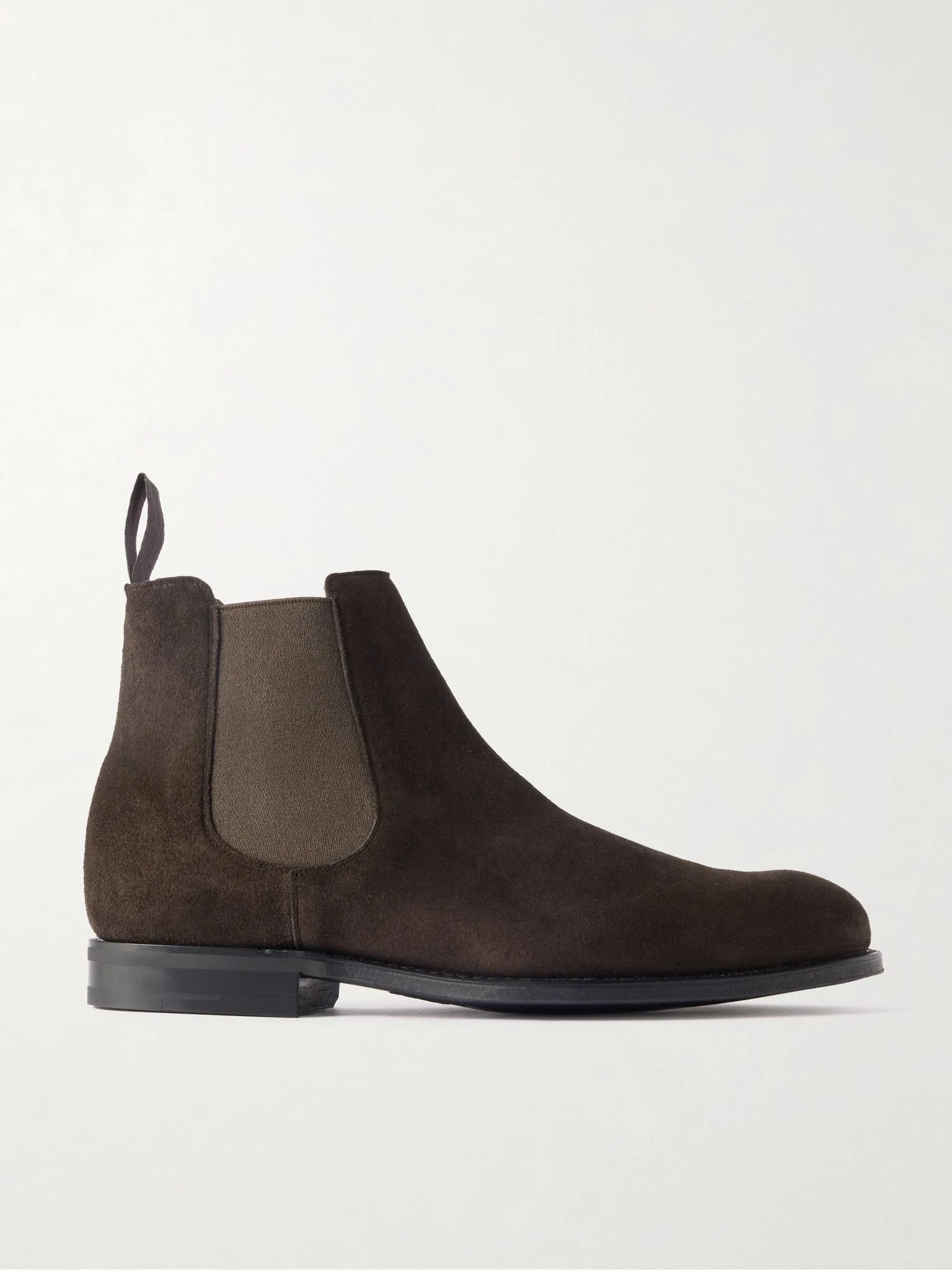 Amberley Suede Chelsea Boots Chocolate - 1