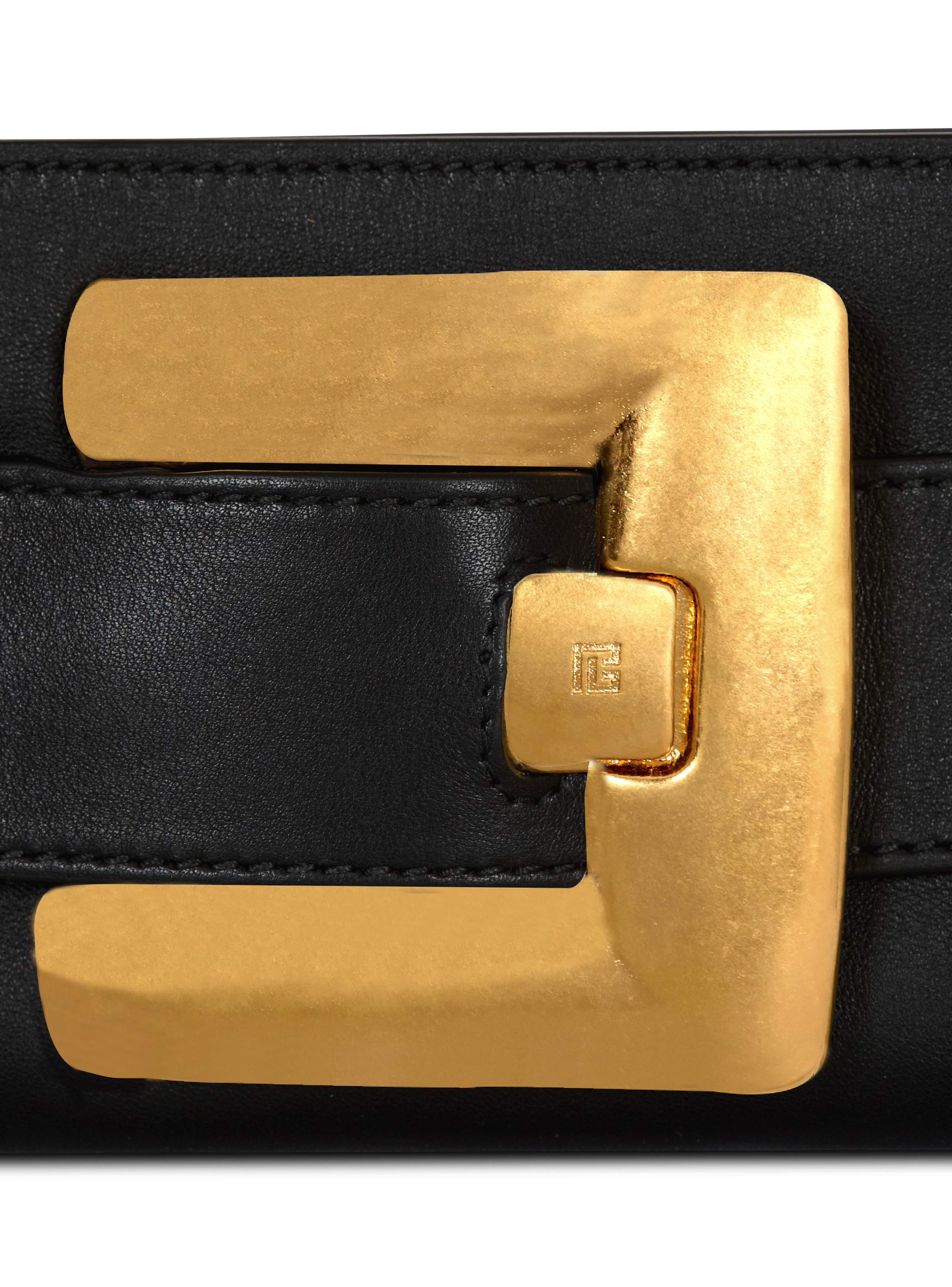 Anthem calfskin leather clutch - 7