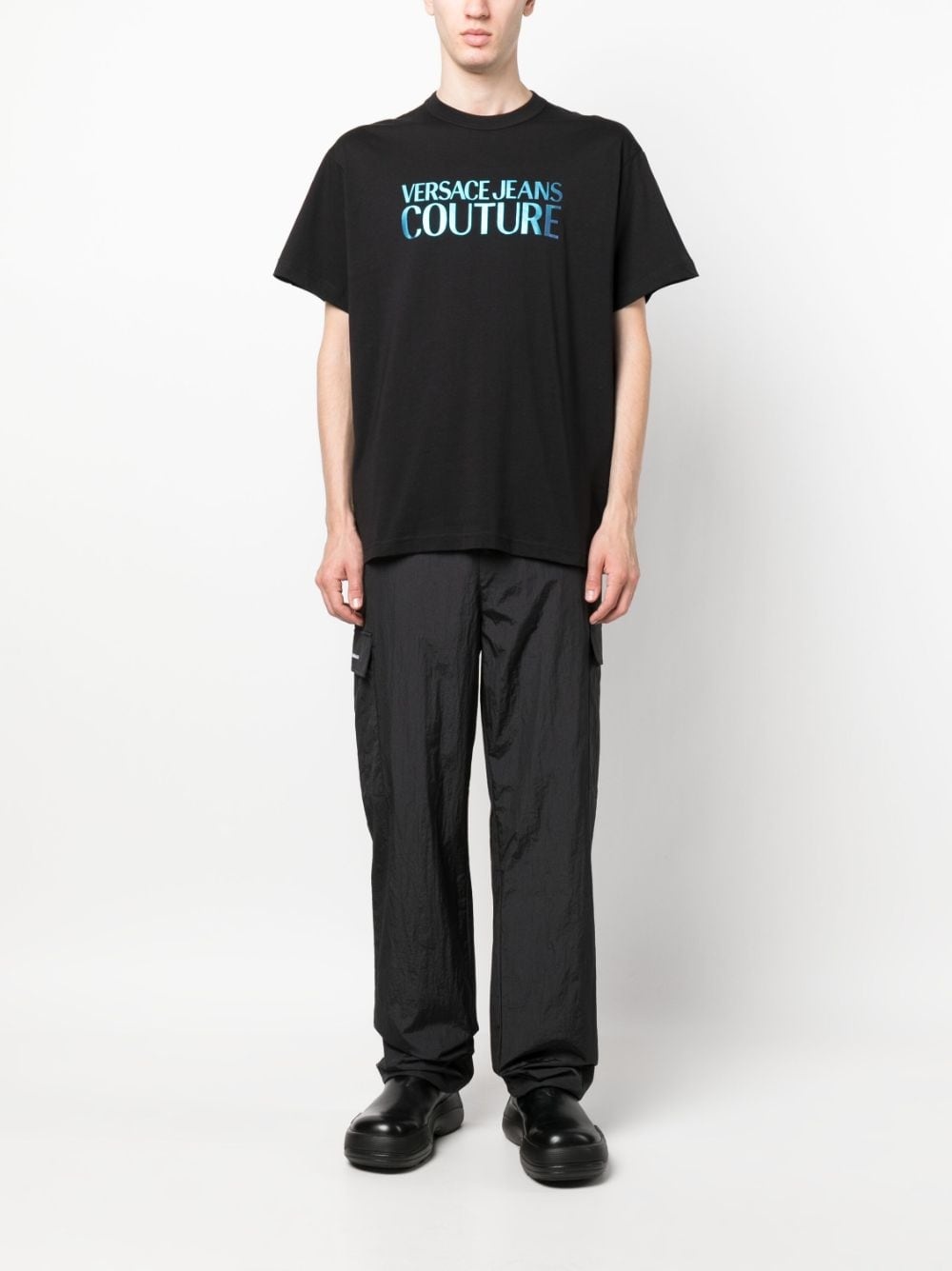 logo-print cotton T-shirt - 2