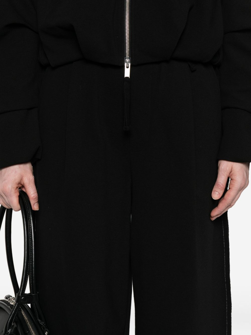 side-stripe trousers - 5