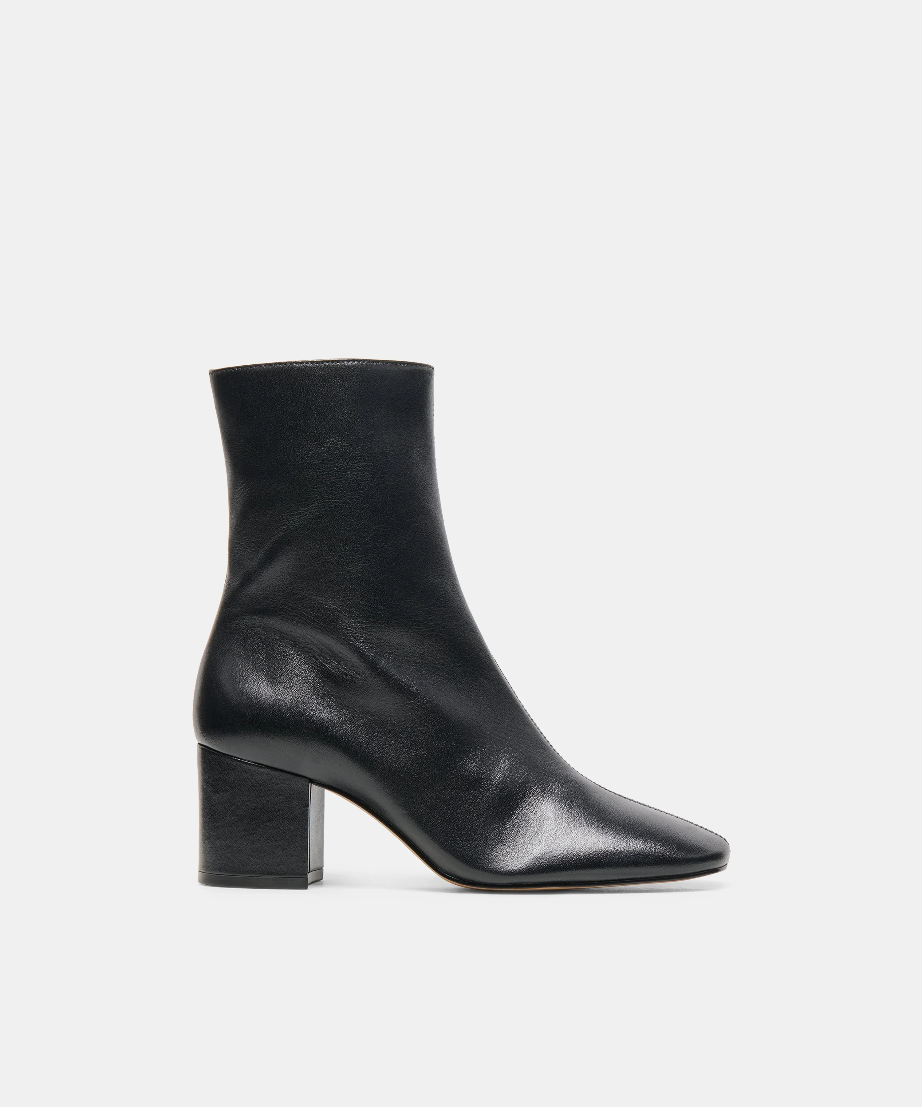 FEYA BOOTIES BLACK LEATHER - 1