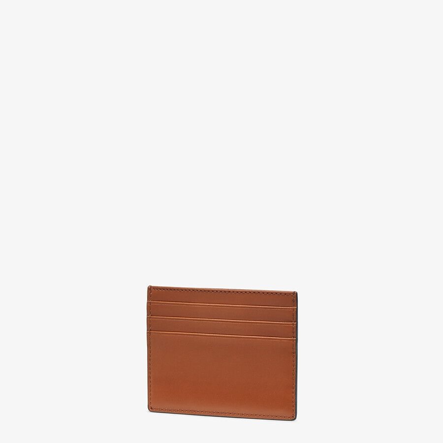 Brown leather cardholder - 2