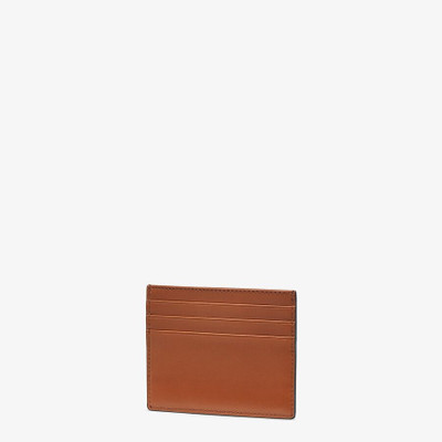 FENDI Brown leather cardholder outlook