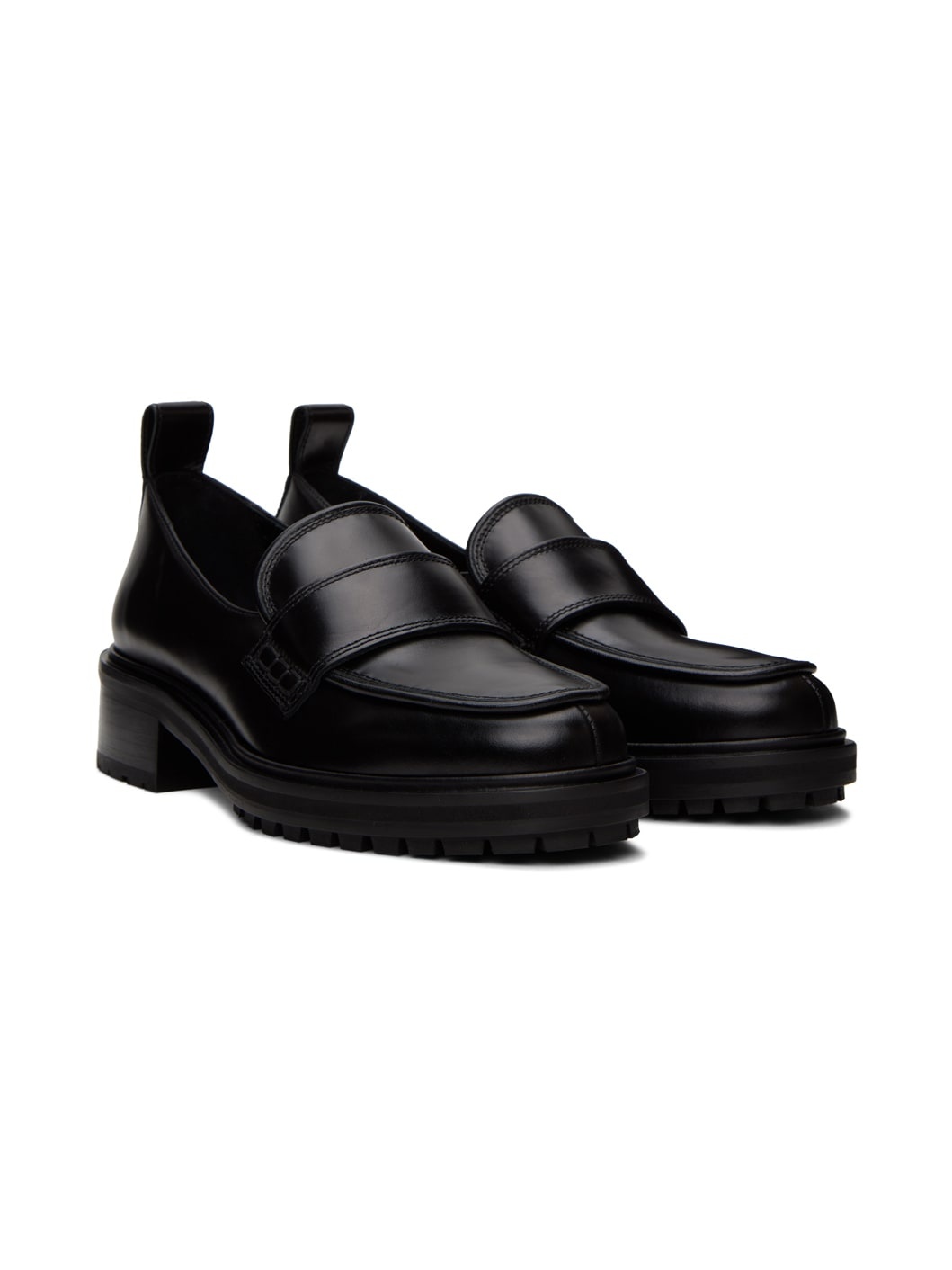 Black Ruth Calf Loafers - 4