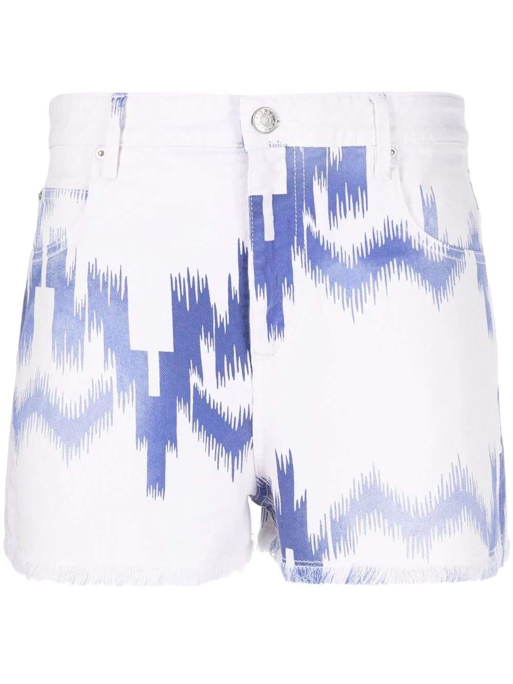 Lesiao woven-print shorts - 1