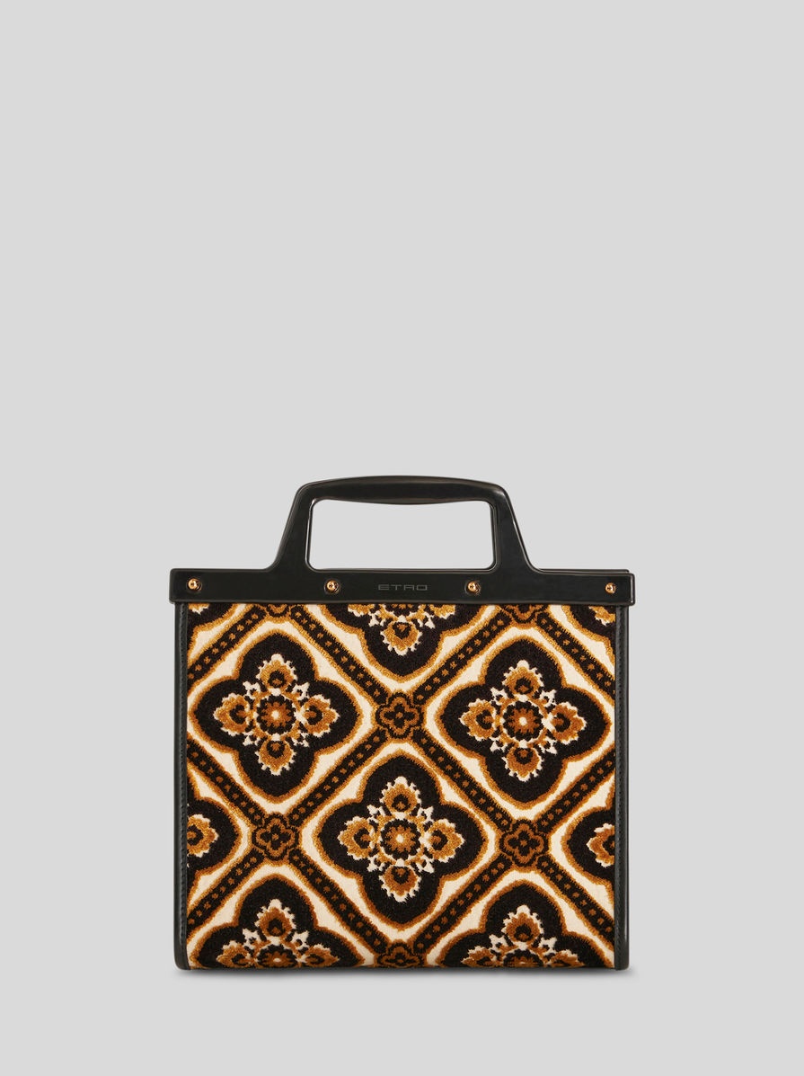 SMALL JACQUARD LOVE TROTTER BAG - 3