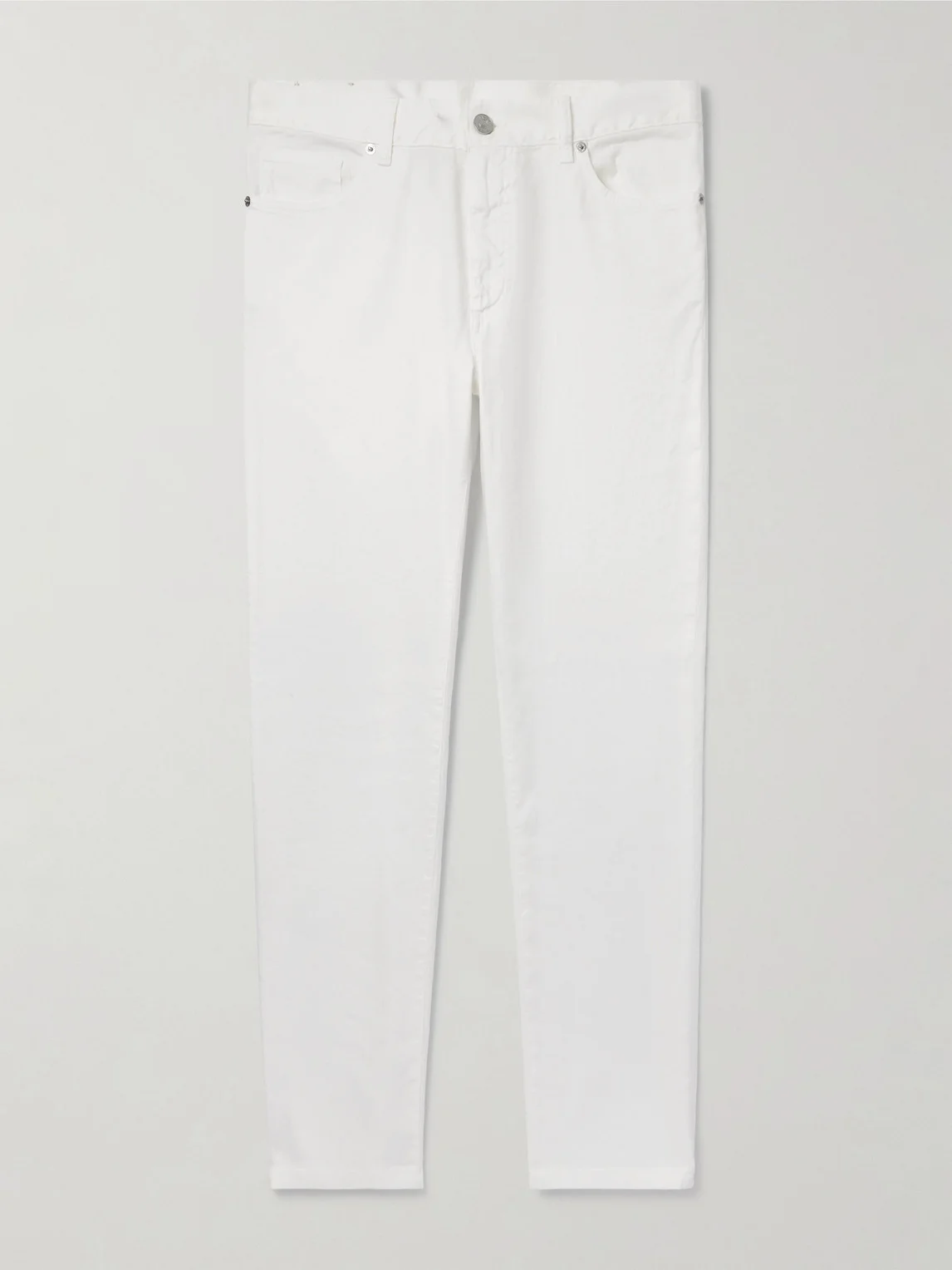 Roccia Slim-Fit Straight-Leg Garment-Dyed Linen-Blend Trousers - 1