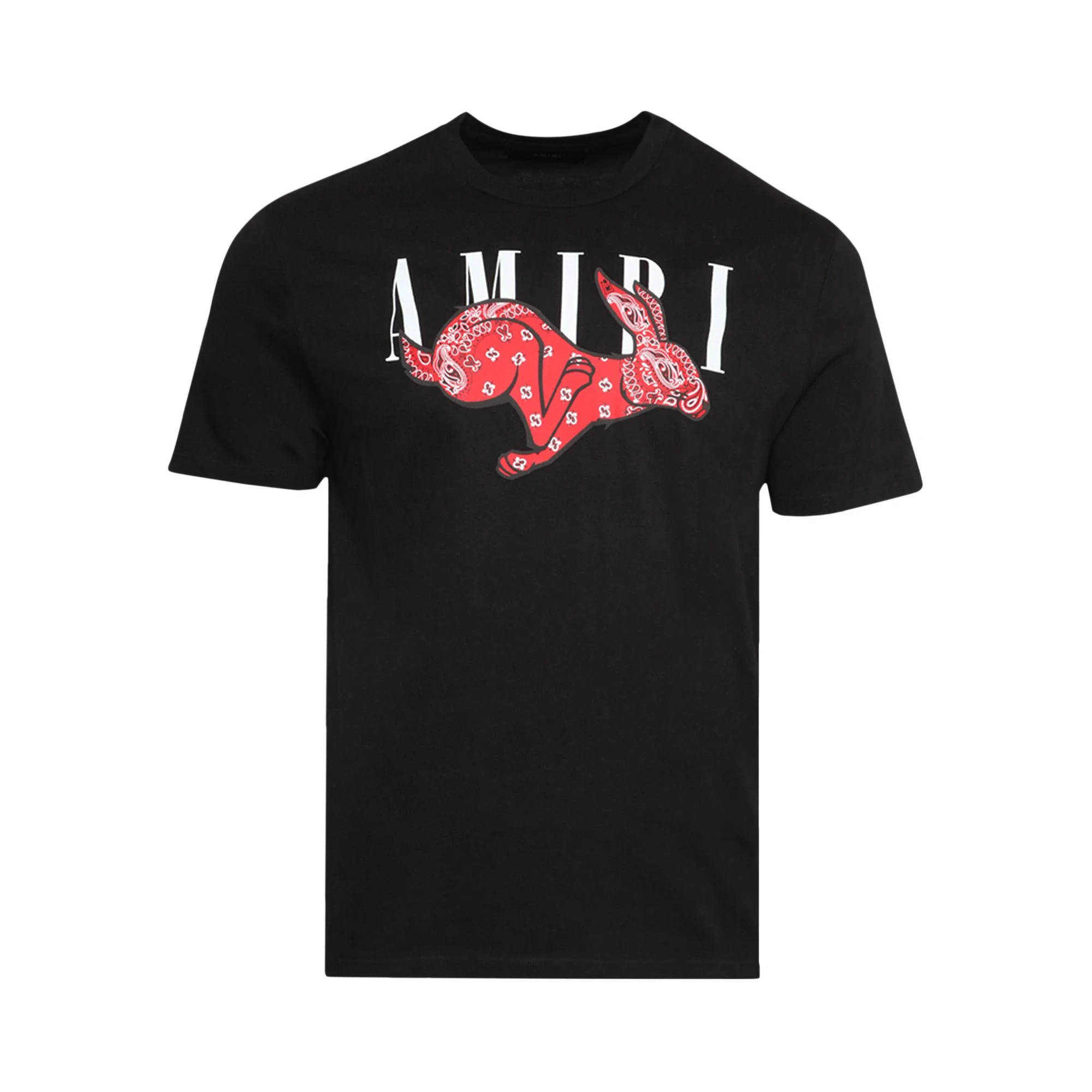Amiri CNY Rabbit Logo Tee 'Black' - 1