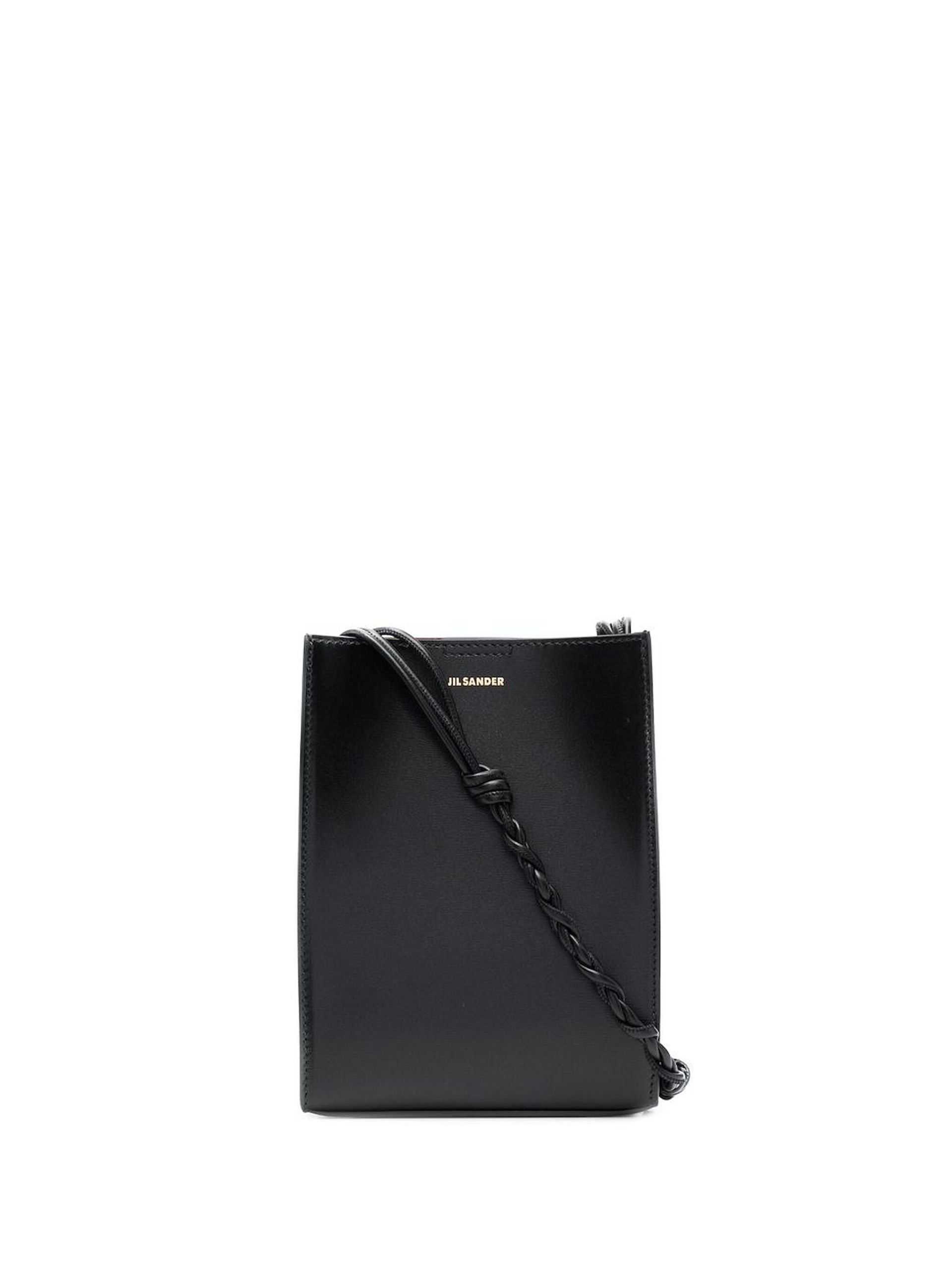 Black Tangle Small Leather Shoulder Bag - 1