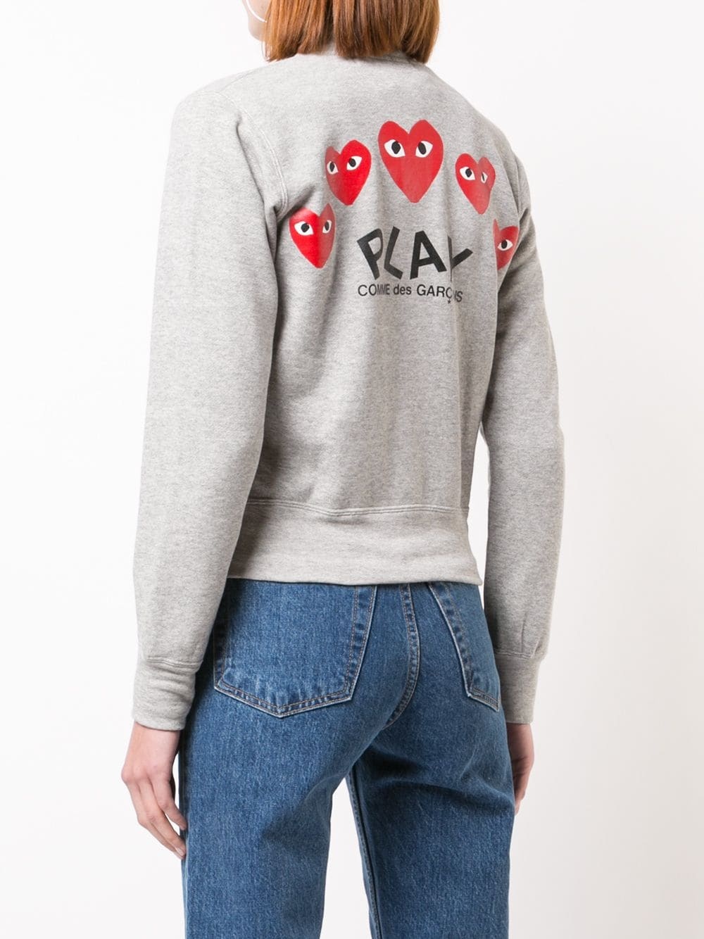 heart logo-patch track jacket - 4