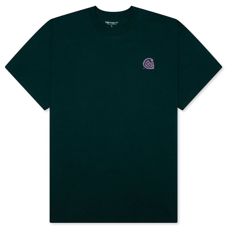 S/S HELIX T-SHIRT - DEEP LAGOON 1
