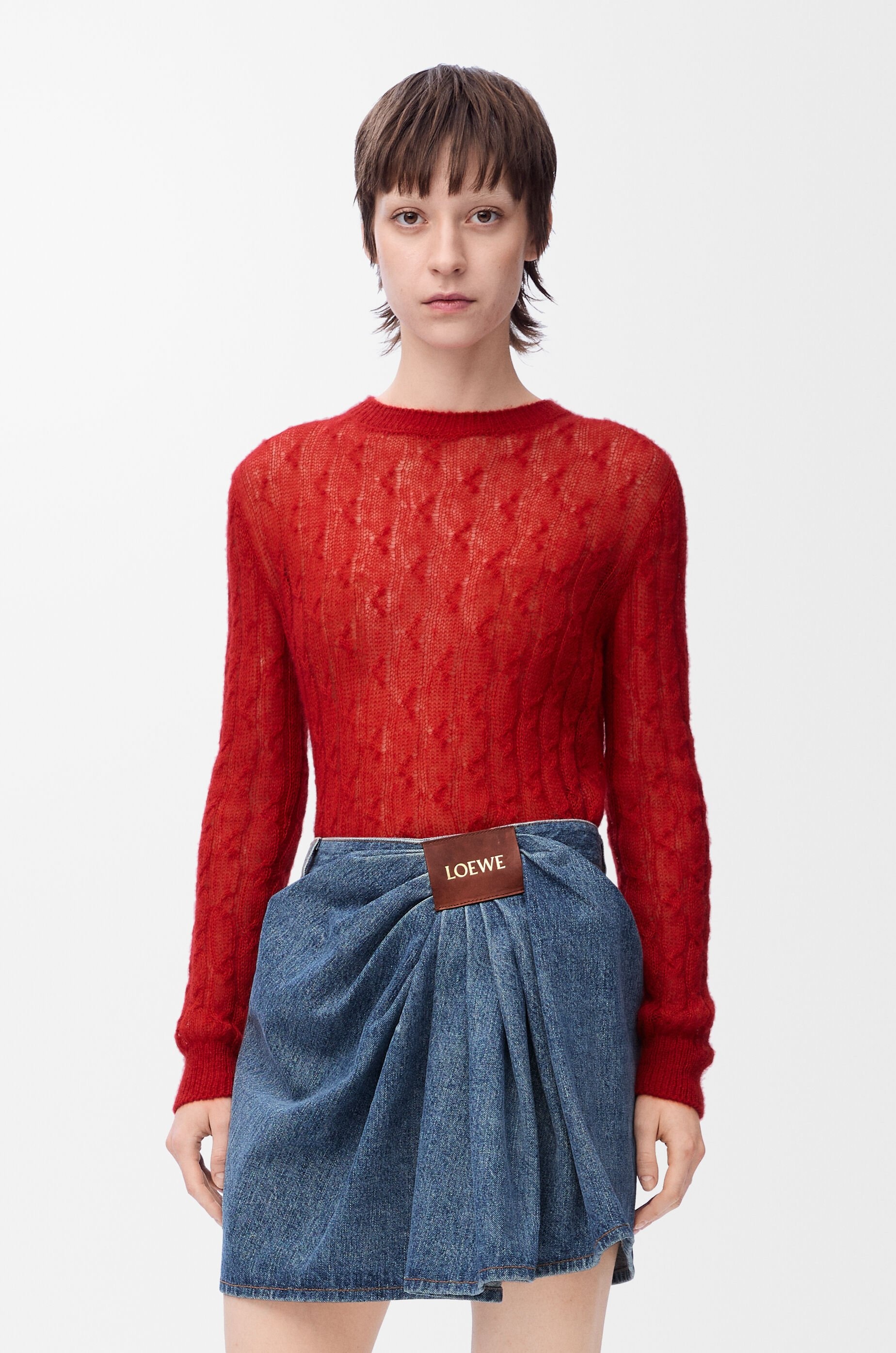 Sweater in mohair and wool blend - 3