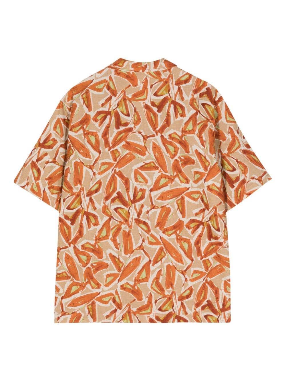 Artist Flower linen-cotton shirt - 2
