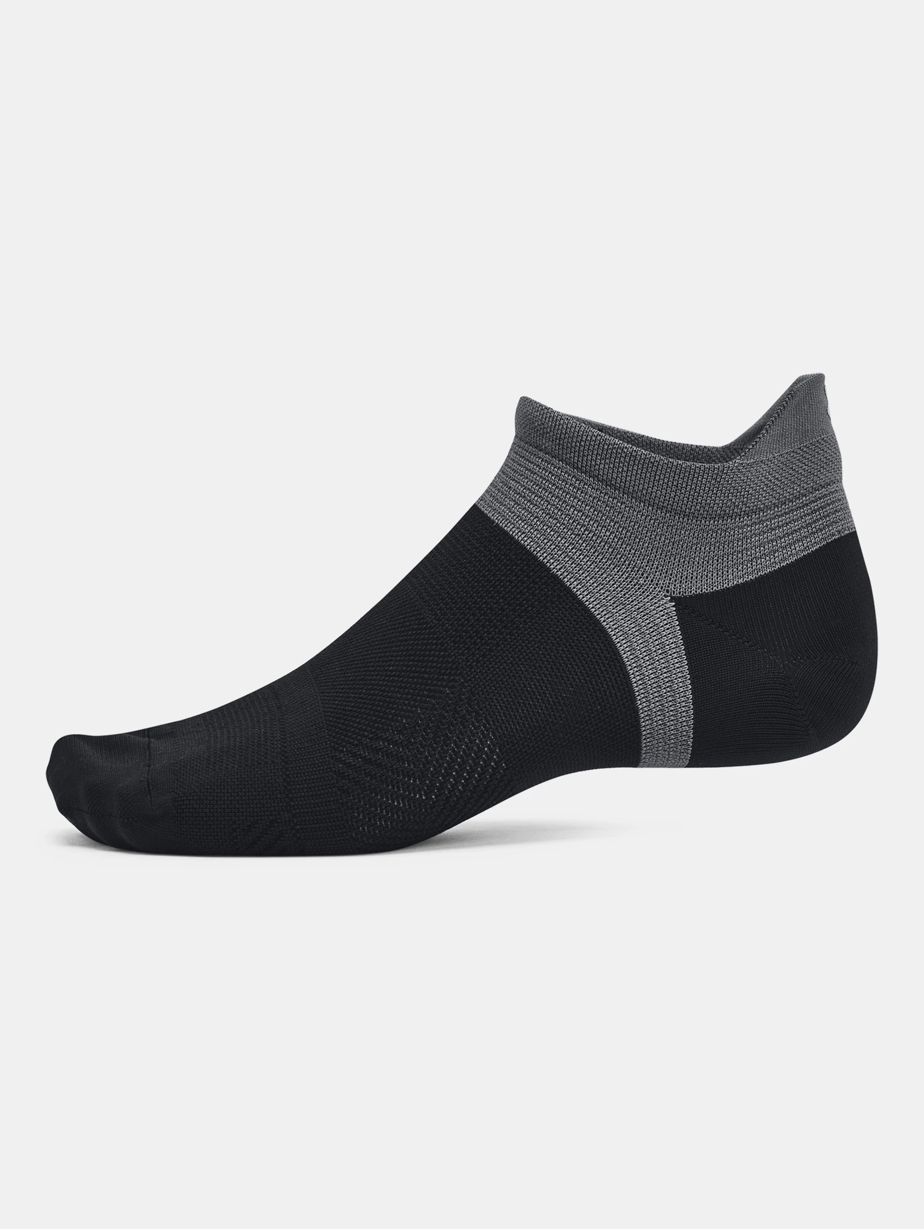 Unisex UA ArmourDry® Run Lite 3-Pack No Show Tab Socks - 4