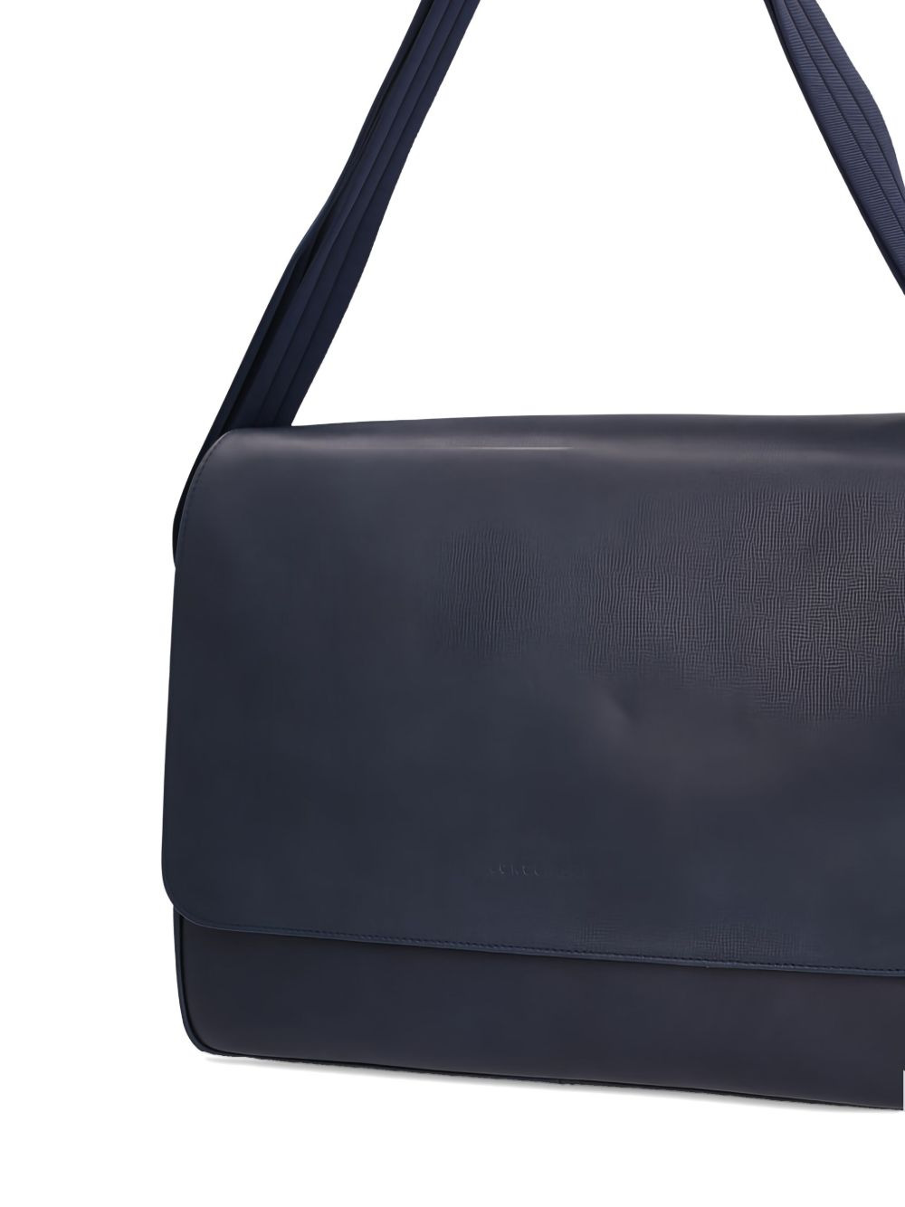 flap-closure leather satchel bag - 3