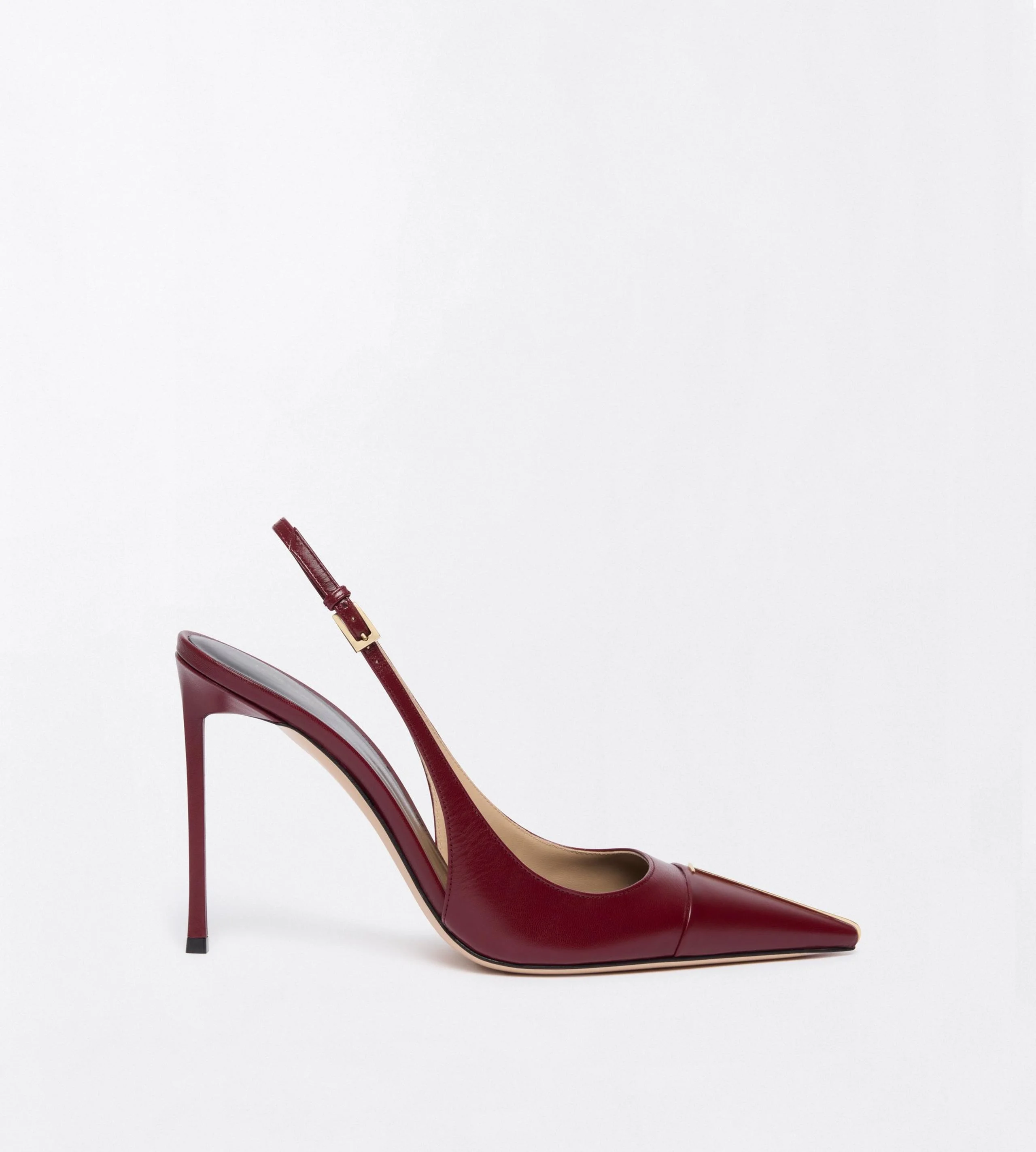 SHINY LEATHER THEA SLINGBACK - 1