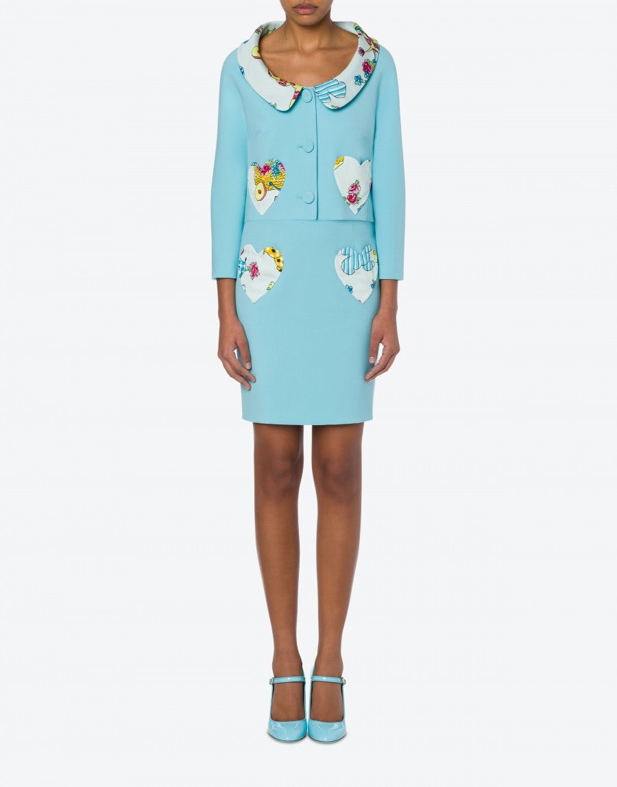 CALICO ANIMALS DETAILS CRÊPE JACKET - 2