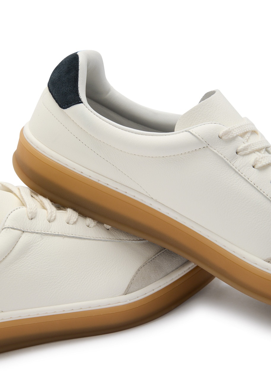 Boss X David Beckham Panelled Leather Sneakers - 4