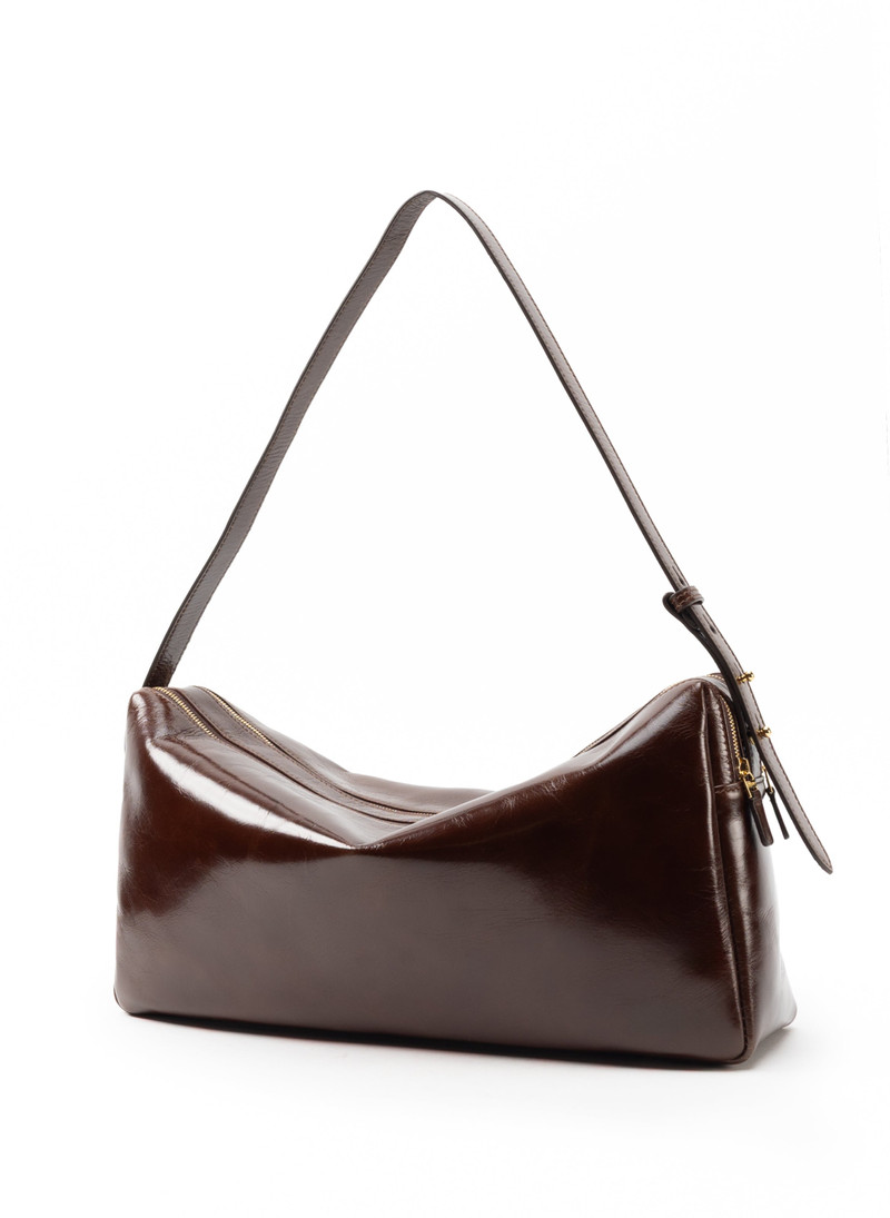Elleme Trousse Large Vintage Leather Chestnut outlook