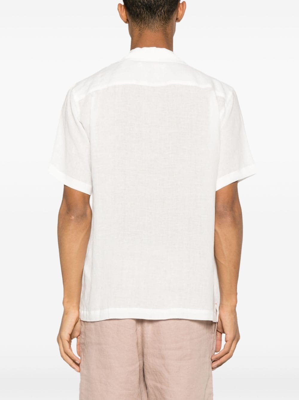 Maitan short-sleeved linen shirt - 4