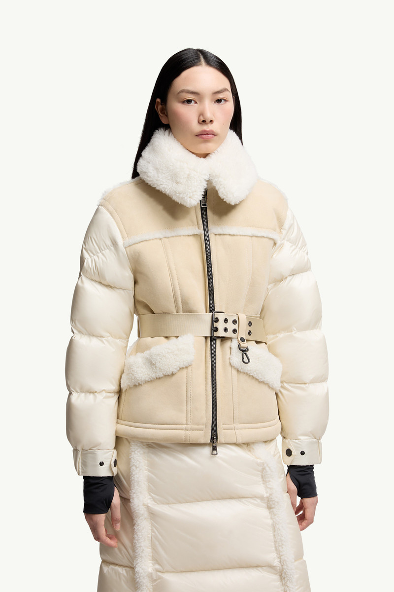 Alvernia Belted Shearling Down Jacket 3
