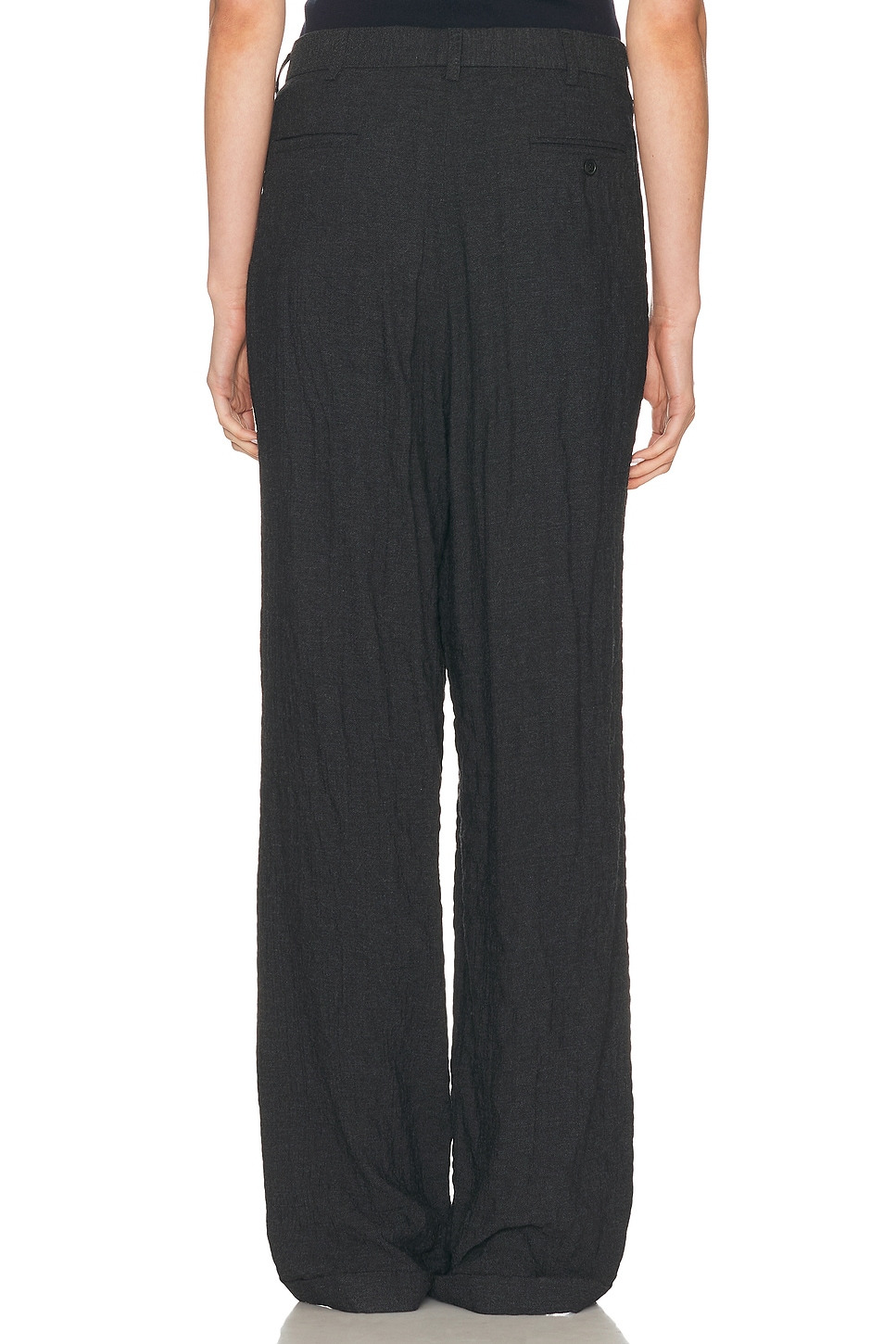 Triple Pleat Crossover Trouser - 4