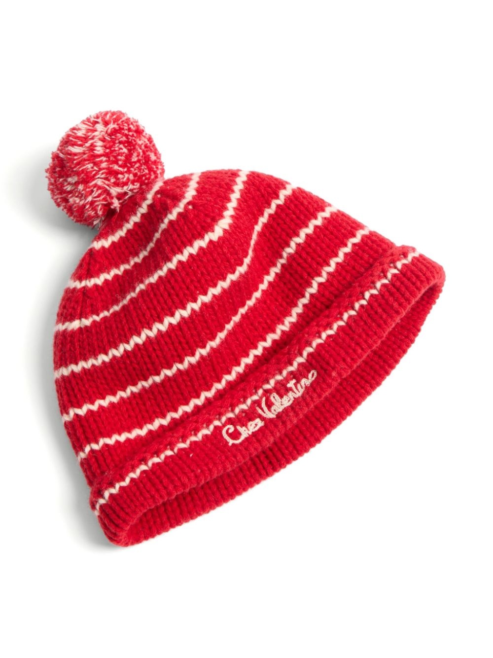 logo-embroidered beanie - 3