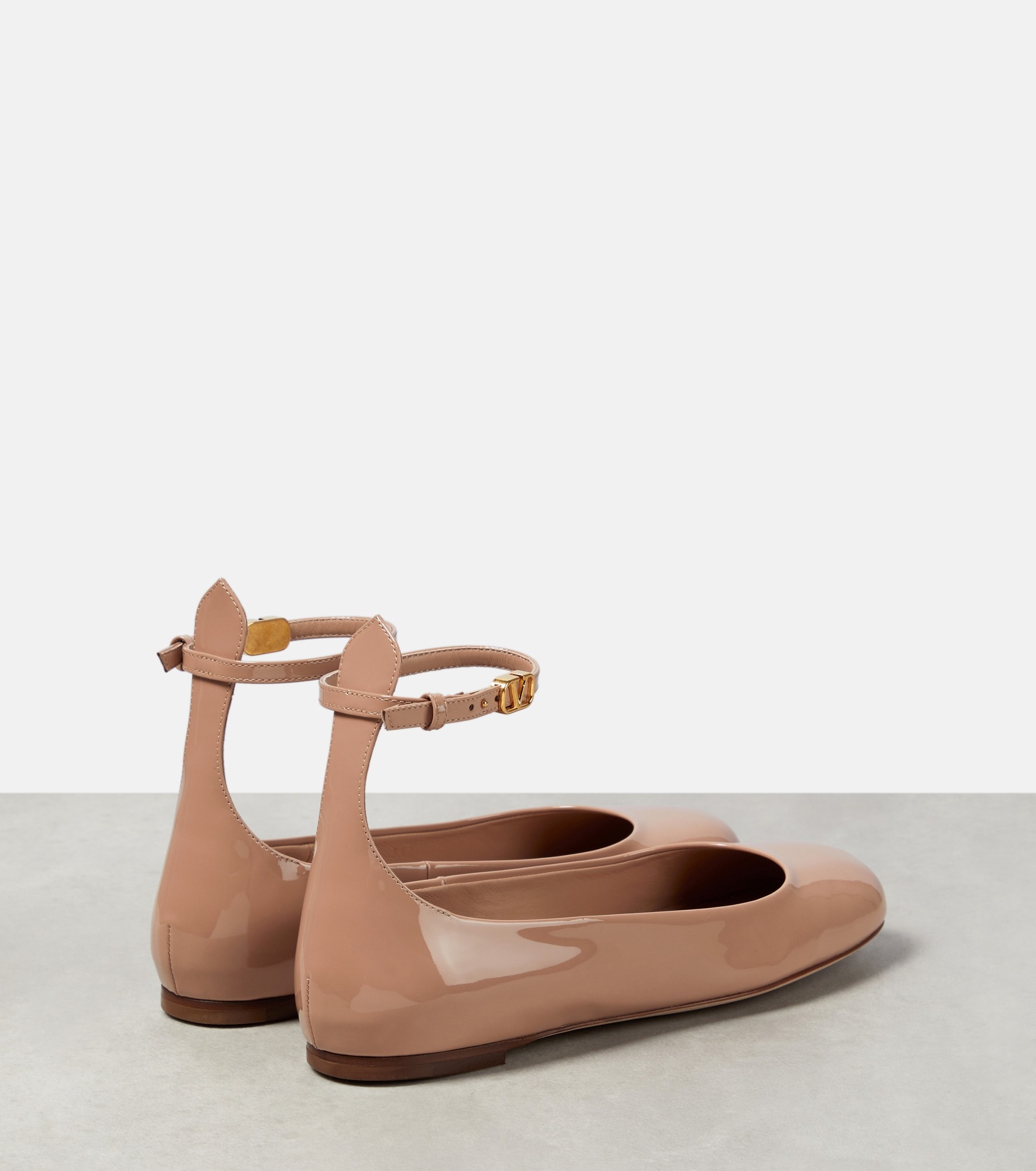 Tan-Go patent leather ballet flats - 3